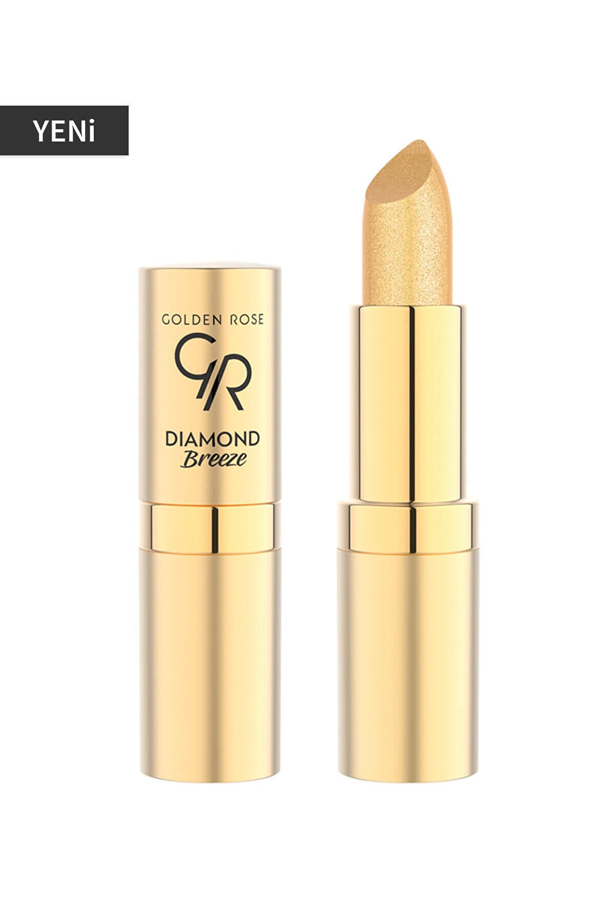 Golden Rose Parlak Ruj - Diamond Breeze Shimmering Lipstick 01 24k Gold 8691190965495