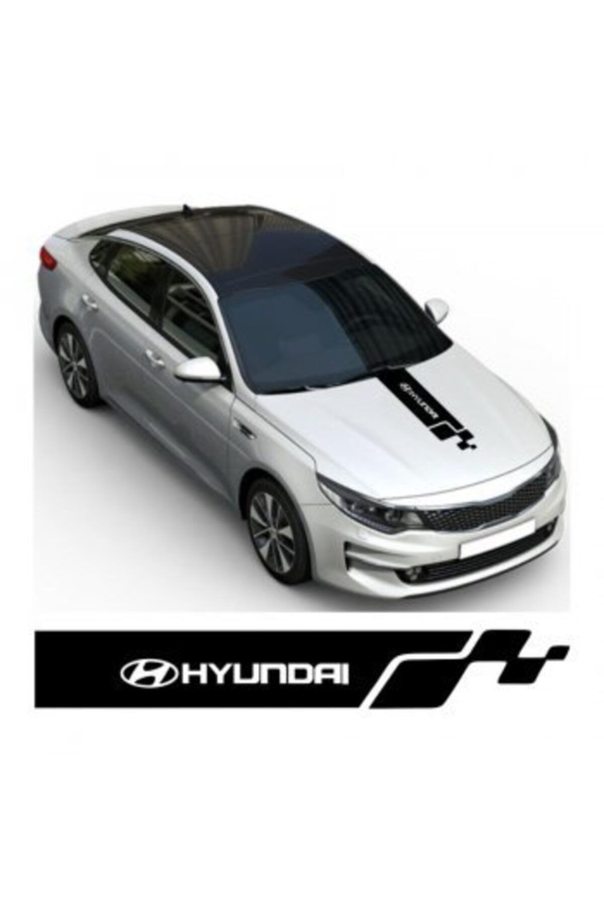TSC Kaput Oto Sticker Hyundai Yapıştırma Etiket