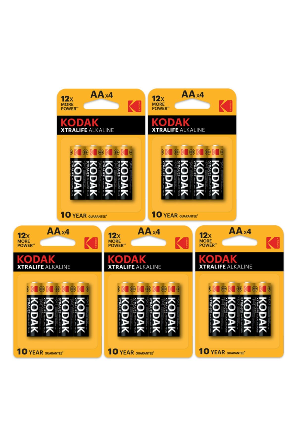 Kodak Xtralife Alkalin (5x4) 20 Adet - Alkalin Kalem Pil - Ekonomik Paket