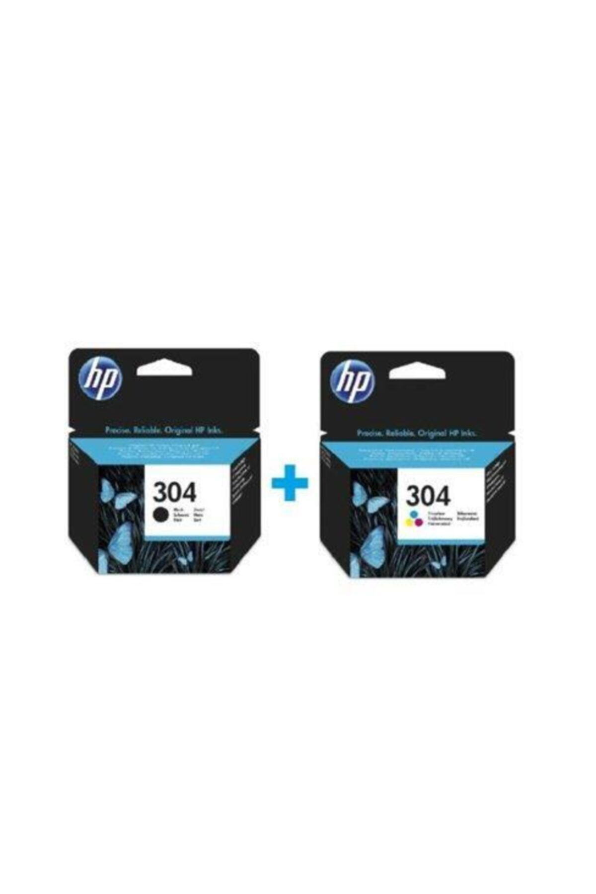 HP 304 Siyah ve Renkli Kartuş Set DeskJet 3720, 3730