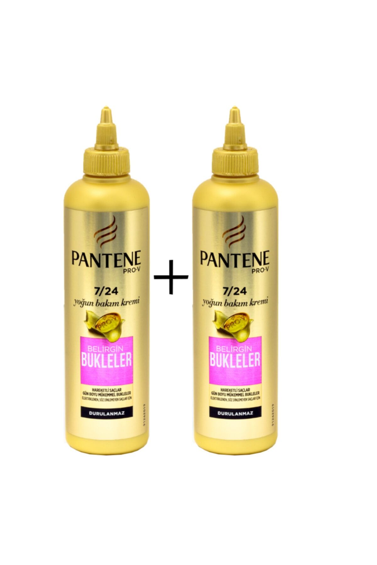 Pantene Belirgin Bukle 7/24 300 ml  Saç Kremi 2 Adet