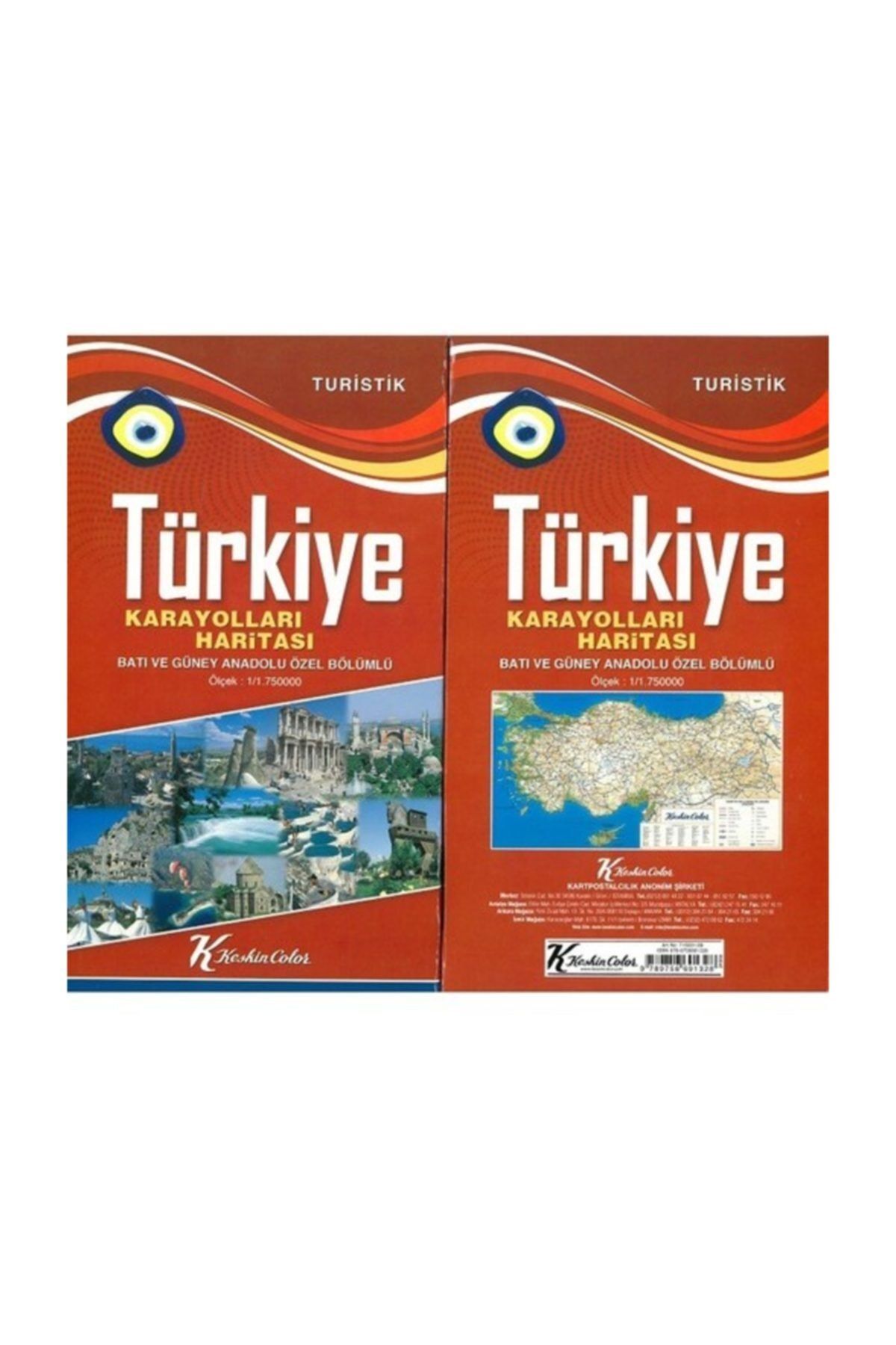 Keskin Color Türkiye Kara Yolları Haritası