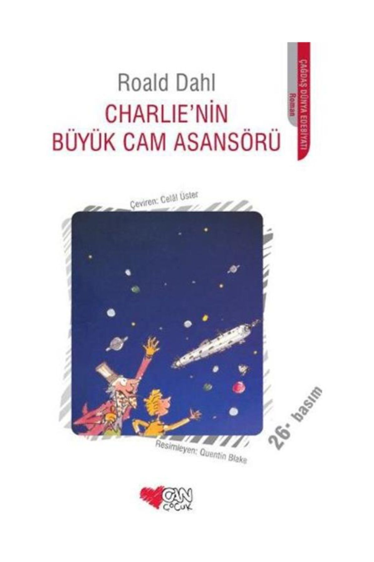 Can Sanat Yayınları Charlie’nin Büyük Cam Asansörü  Roald Dahl