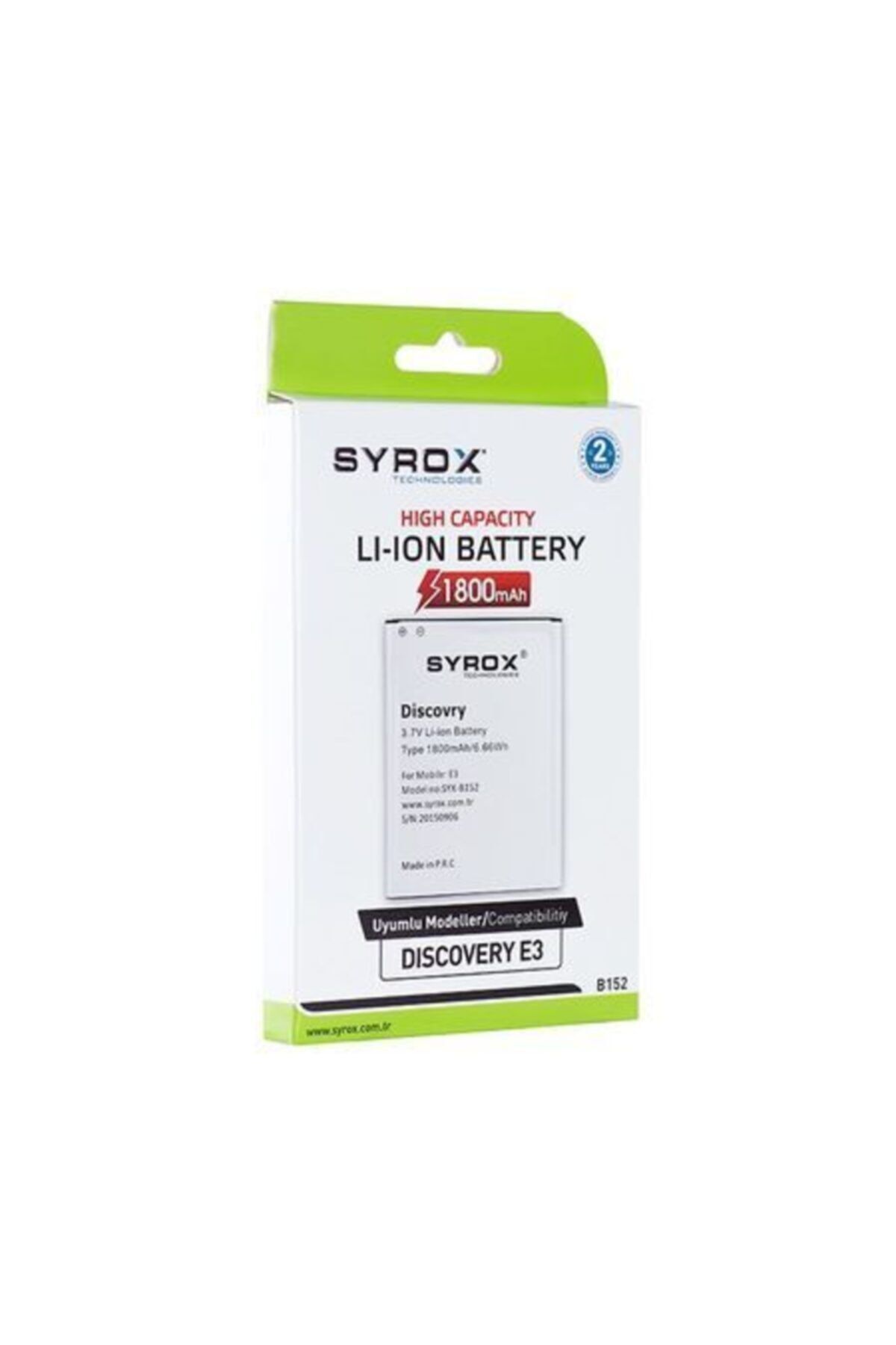 3M Syrox SYX-B152 General Mobile Discovery E3 Batarya