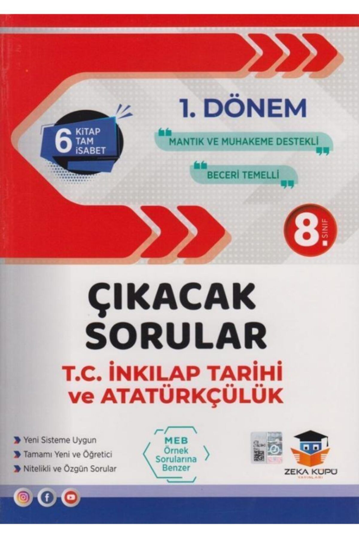 Zeka Küpü Yayınları Zeka Küpü 8. Sınıf LGS 1. Dönem İnkılap Tarihi ve Atatürkçülük Çıkacak Sorular