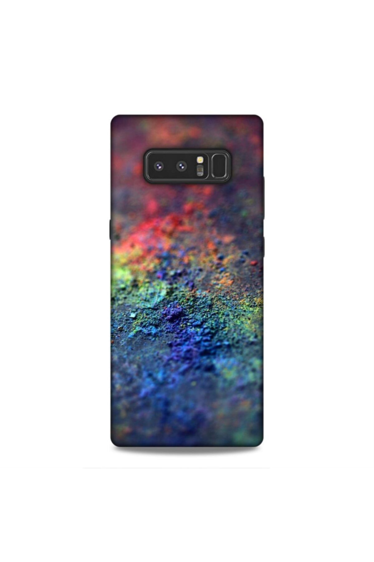 Pickcase Samsung Galaxy Note 8 Kılıf Desenli Arka Kapak Renkli Toprak