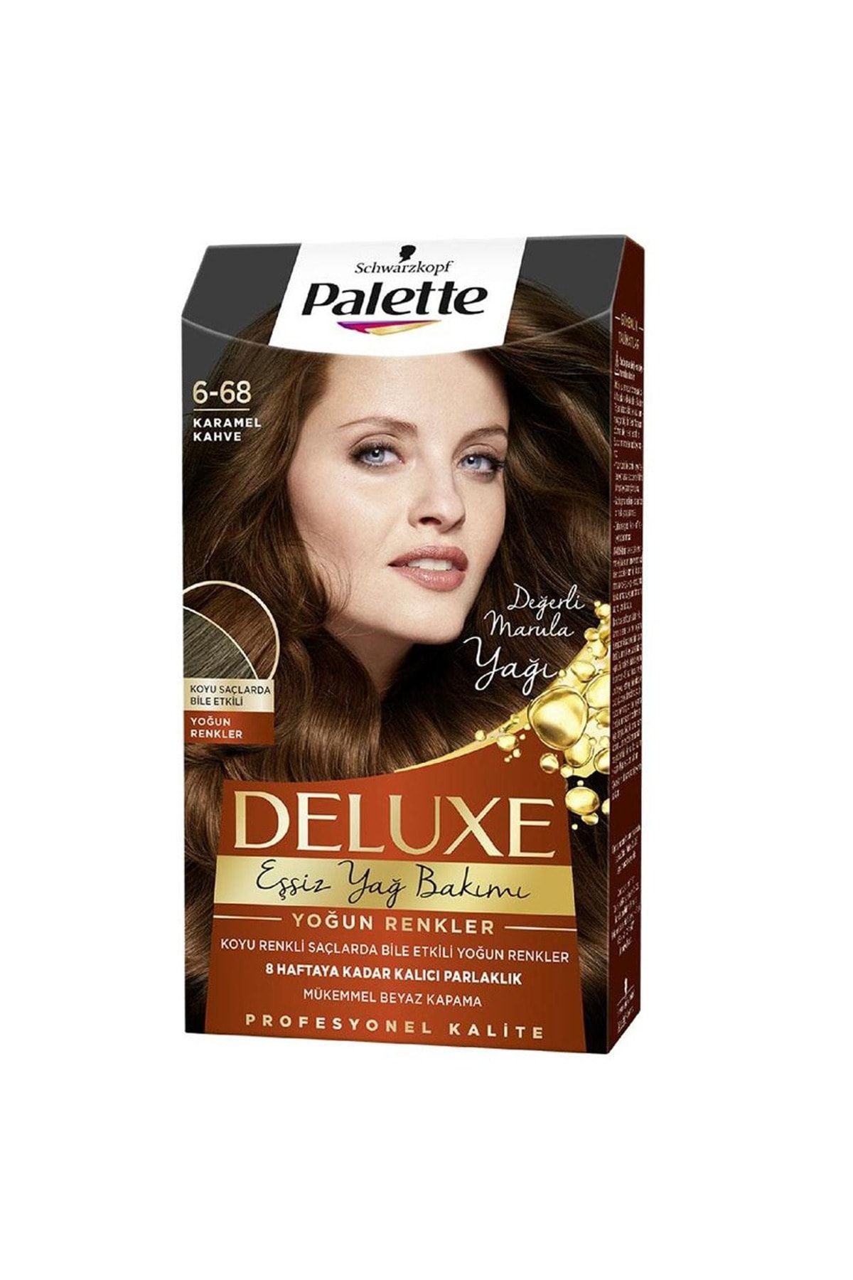 Palette Deluxe Saç Boyası 6-68 Karamel Kahve