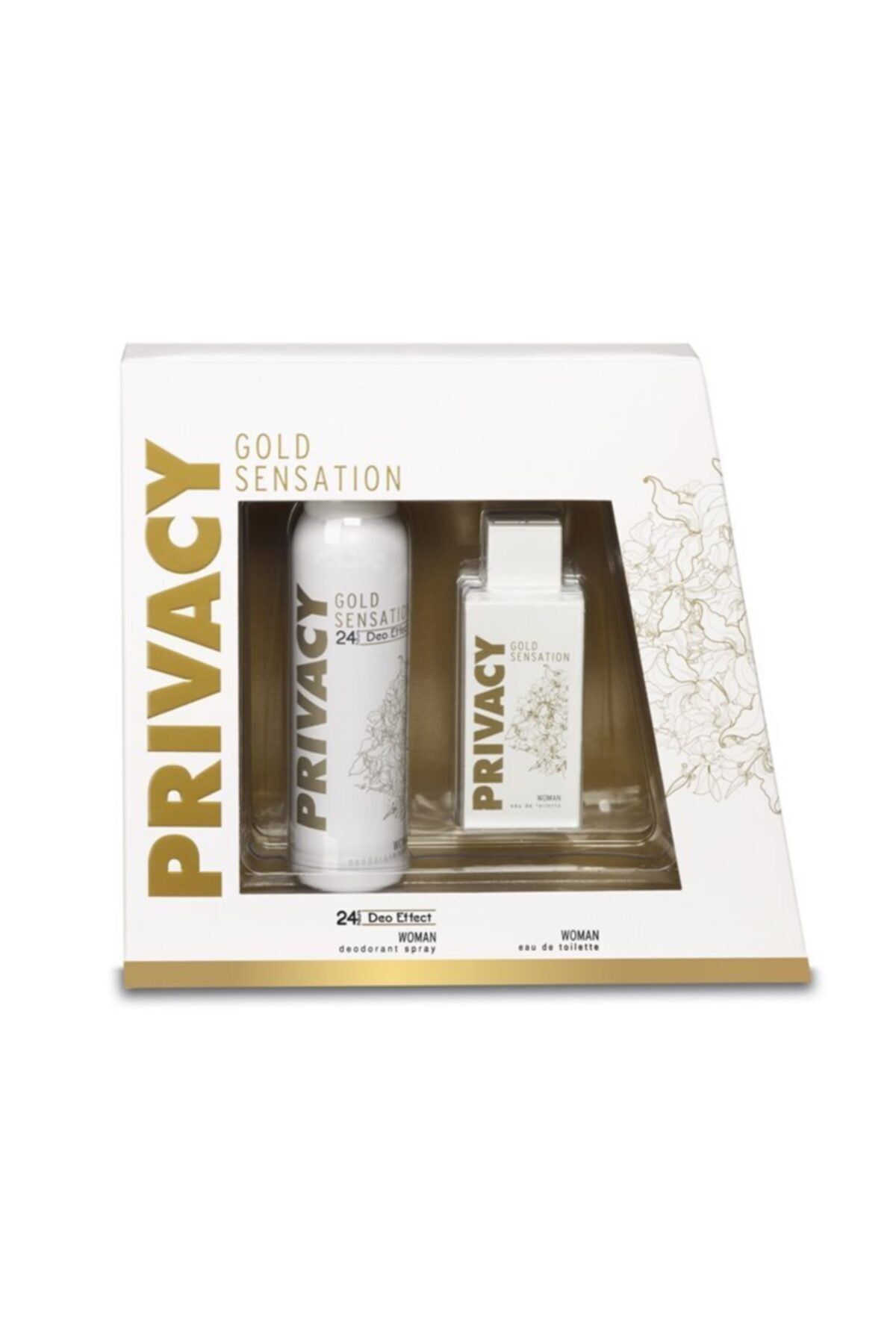 Privacy Gold 100 ml Edt Kadın Parfüm Seti 6547951P5962S4910