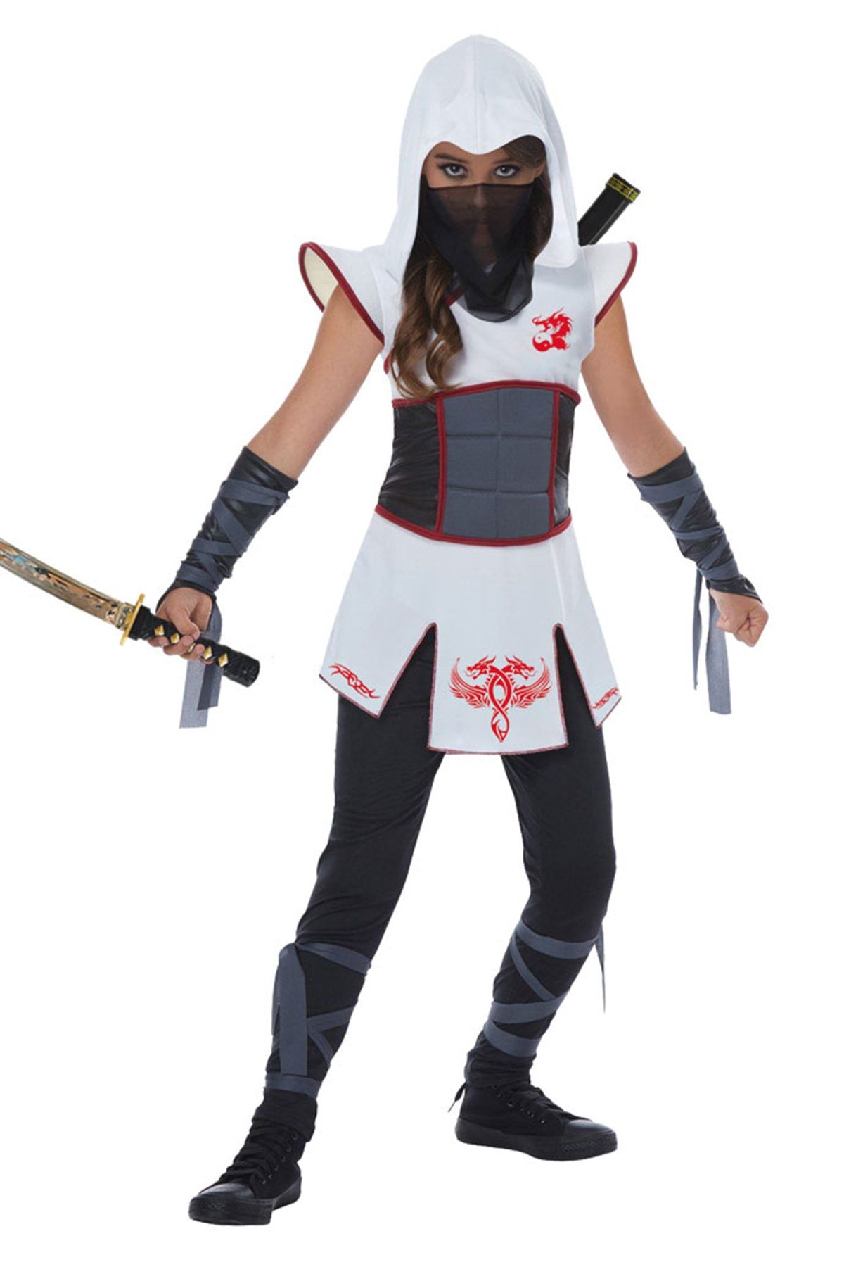 Herkese Kostüm Kız Ninja Kostümü