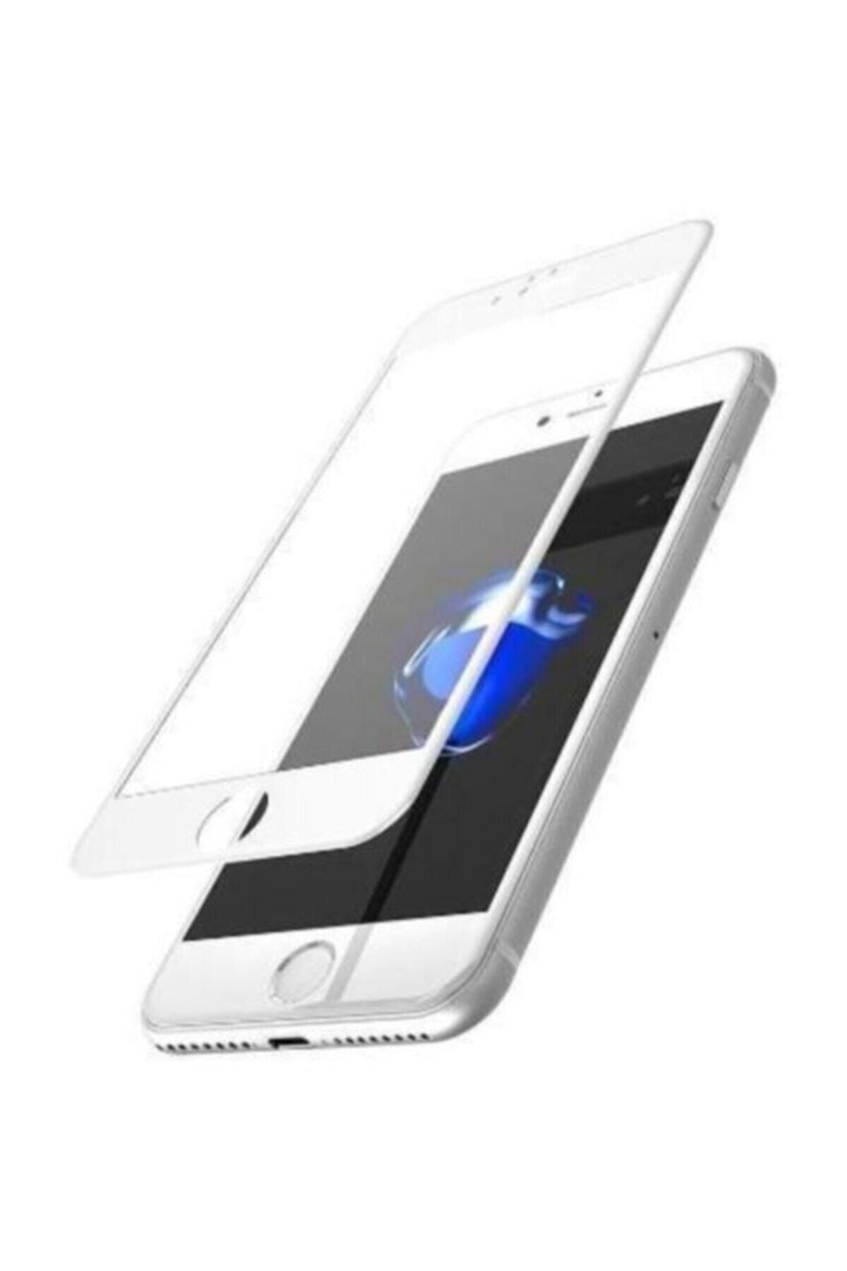 JACQUELYN Iphone 6 / 6s Uyumlu Kavisli 21d Ekran Koruyucu Kırılmaz Cam