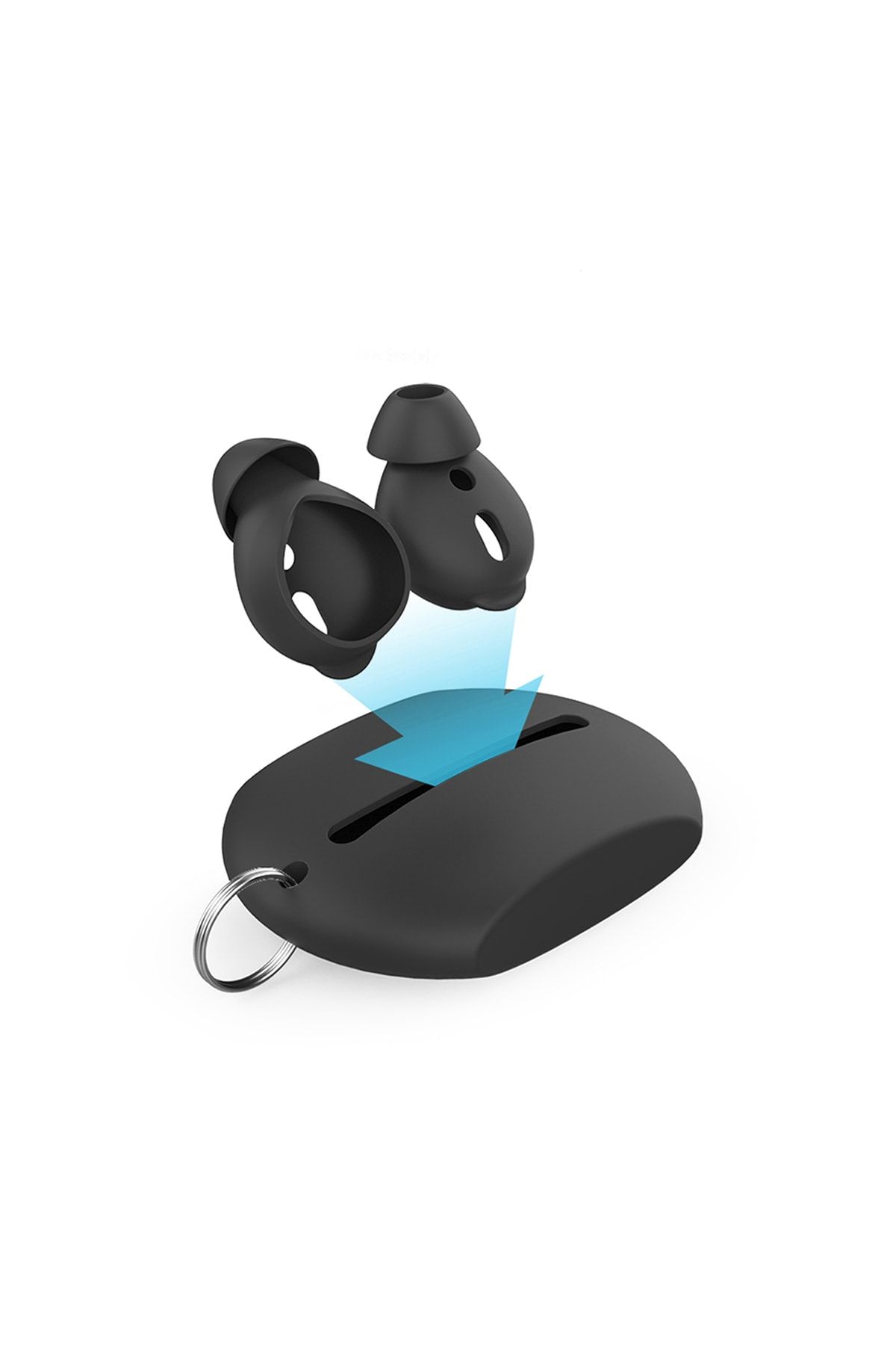 Mcstorey Airpods-EarPods ile Uyumlu Kulaklık Kılıfı 0.5mm İnce Tasarım 3Çift Sağlam Kavrama