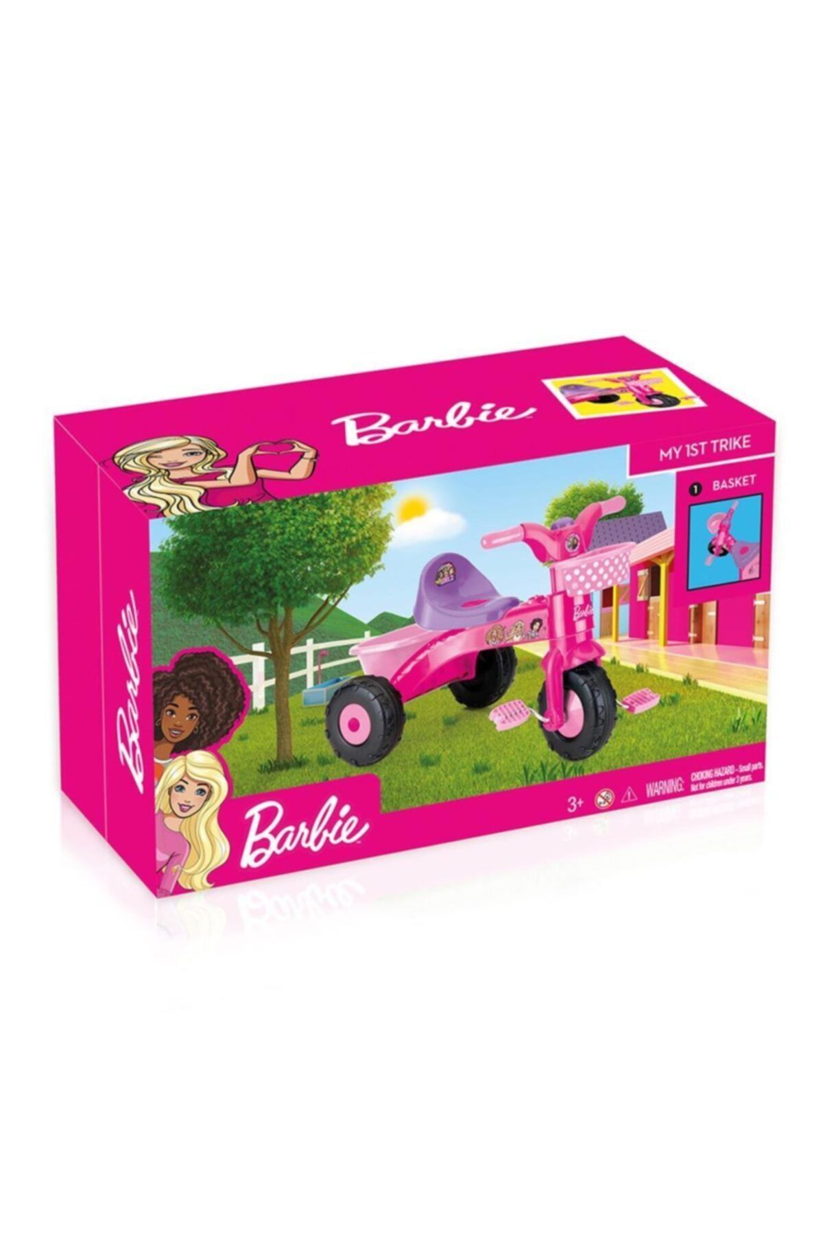 DOLU OYUNCAK Barbie Pembe Ilk Bisikletim