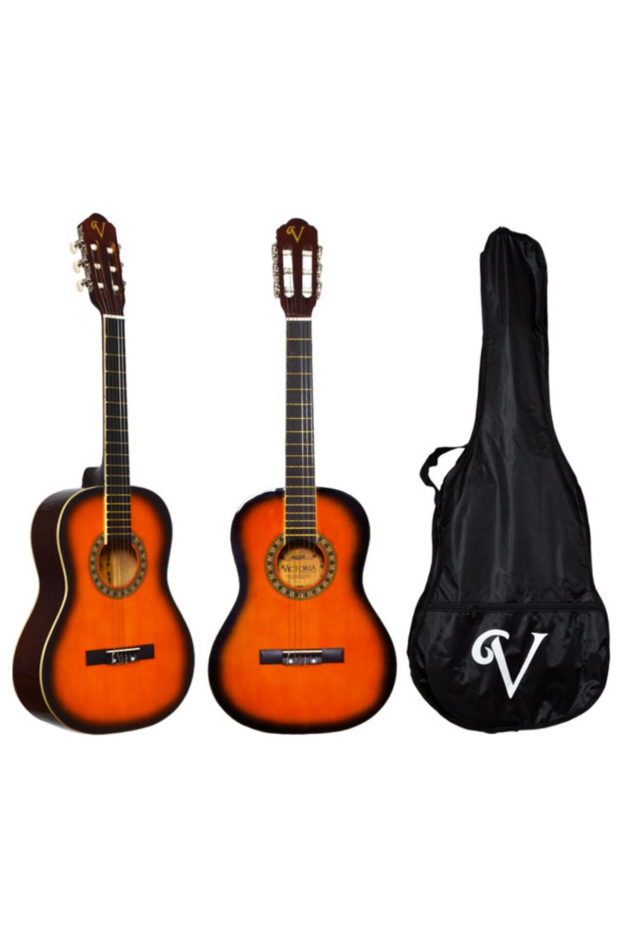 Genel Markalar Klasik Gitar Seti Kılıf Ve Pena Hediyeli 3/4 Cg160sb