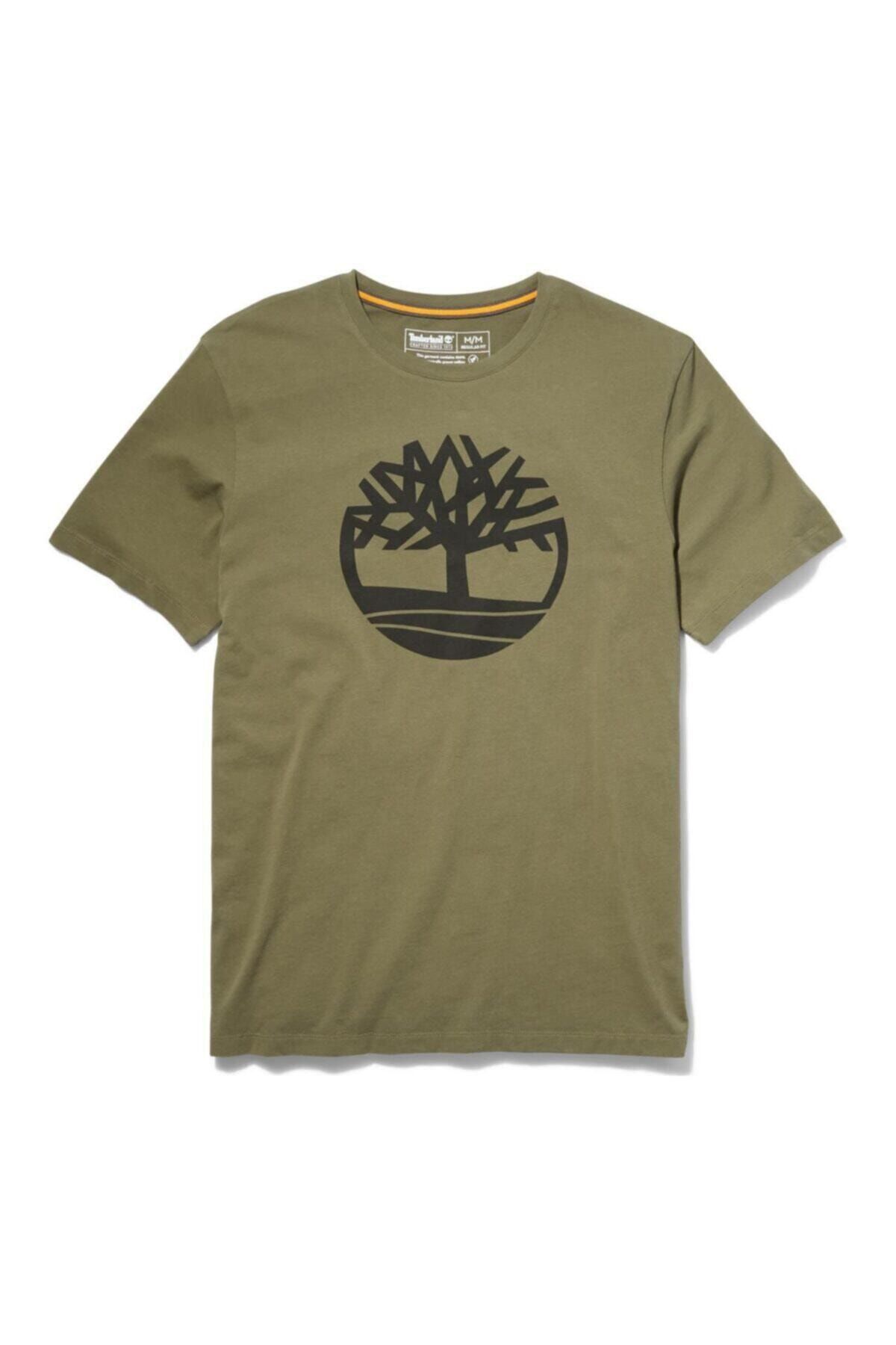 Timberland SS KENNEBEC RIVER TREE LO Haki Erkek T-Shirt 101096734