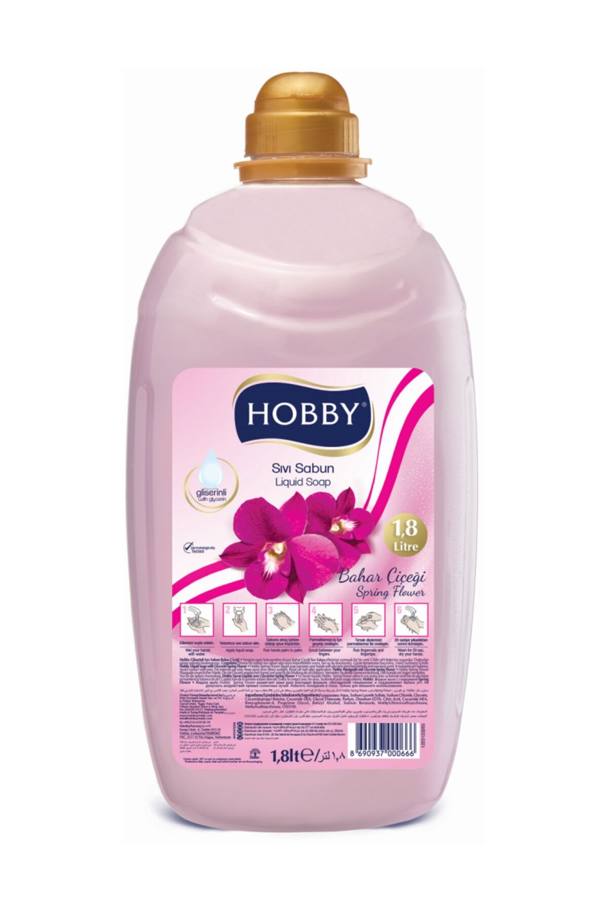 Hobby Sıvı Sabun Bahar Ciçeği 1,8 lt