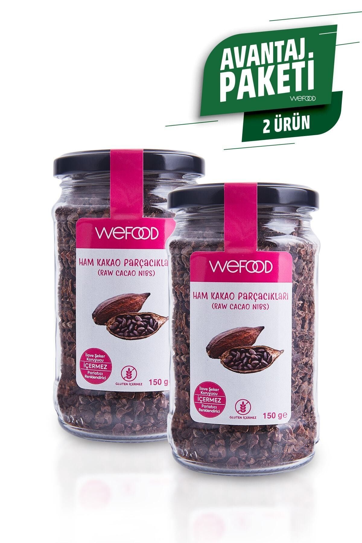 Wefood Ham Kakao Parçacıkları 150 Gr 2'li Avantaj Paket
