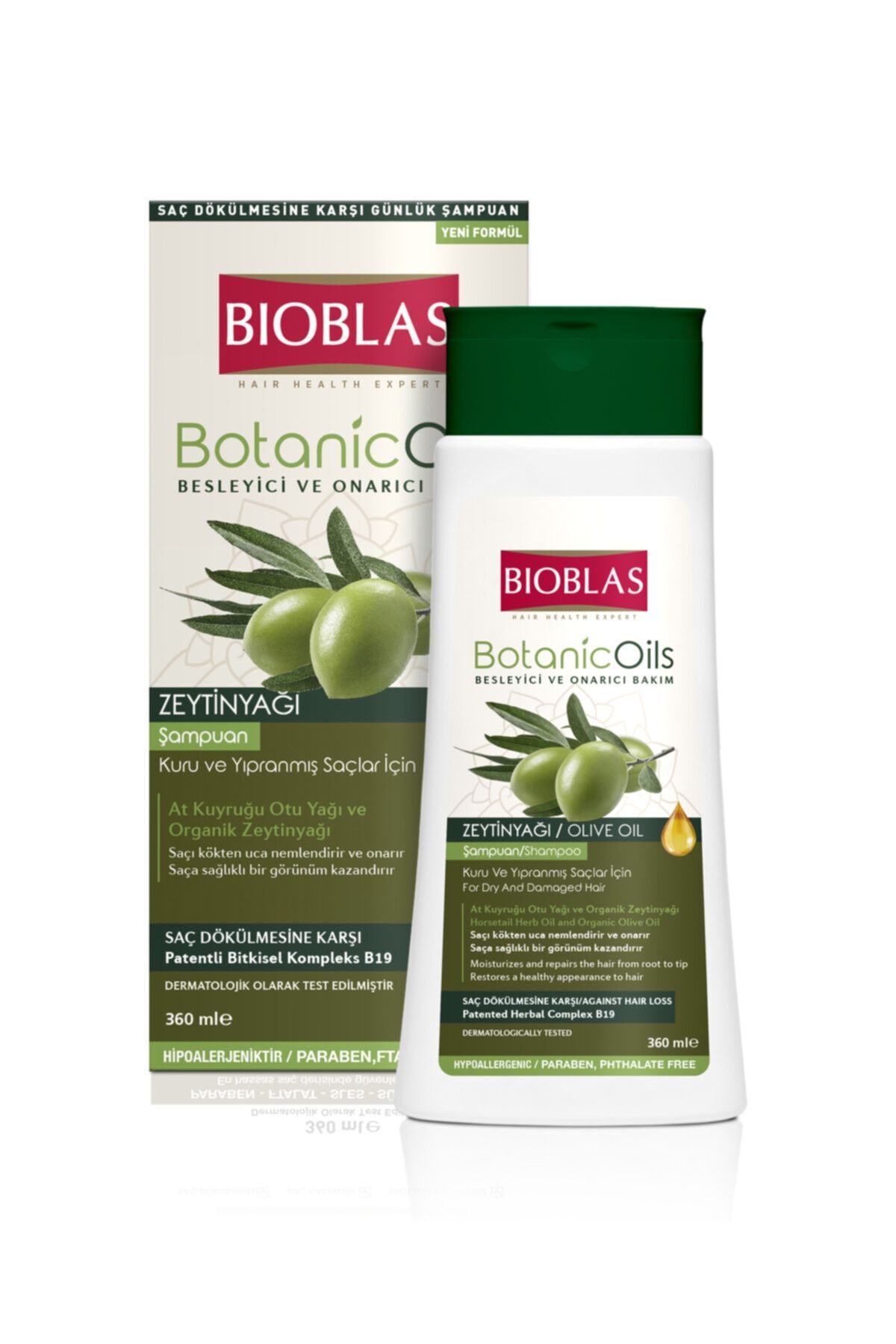 Bioblas Botanic Oils Zeytinyağı Şampuan 360 Ml