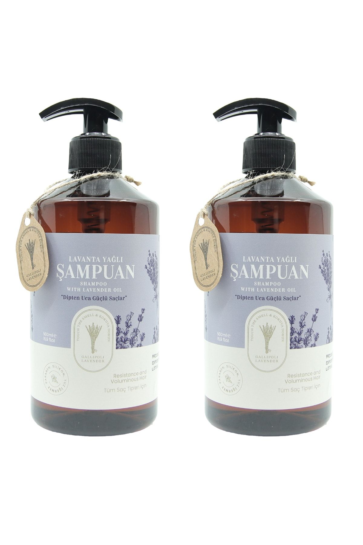Gallipoli Lavender Lavanta Yağlı Şampuan 500 ml 2 Adet