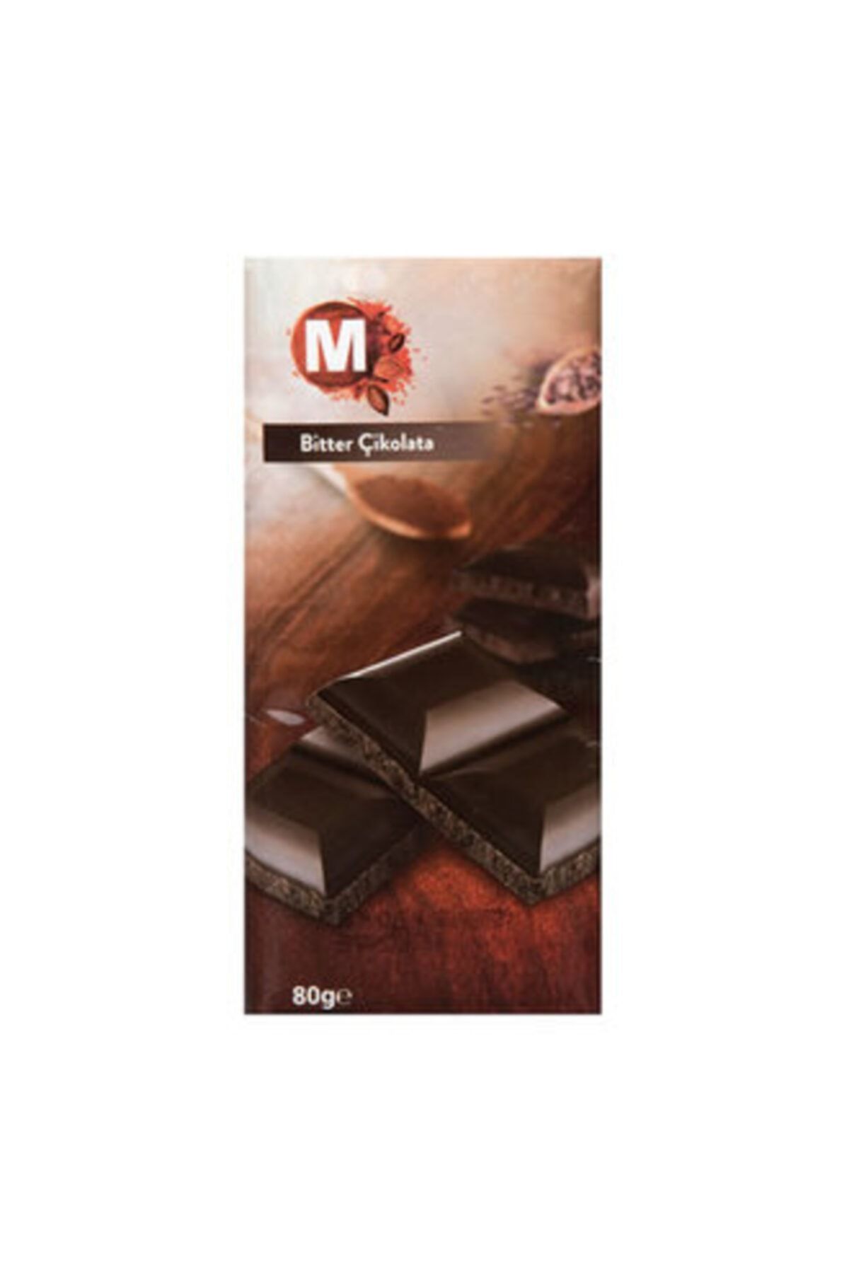 Migros Bitter Çikolata Tablet 80 G