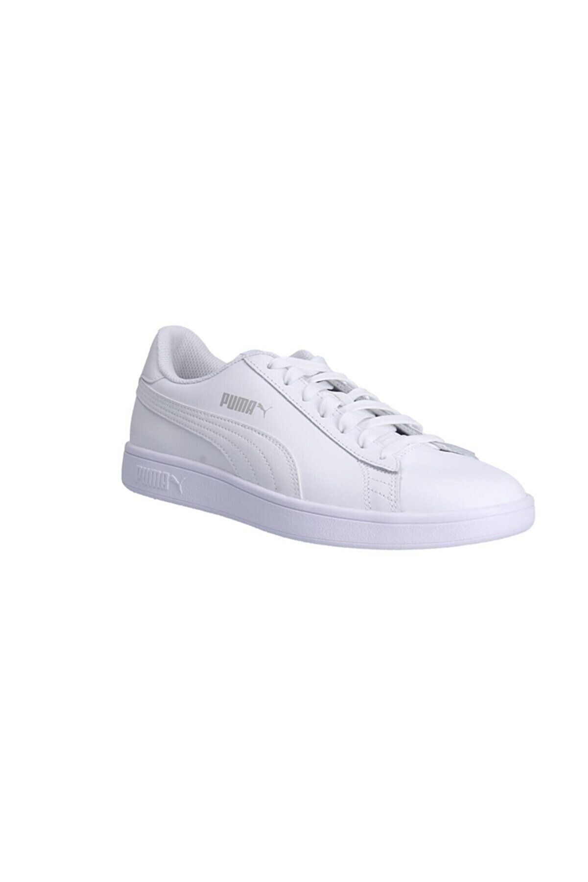 Puma PUMA SMASH V2 L Beyaz Beyaz Erkek Deri Sneaker 100323983