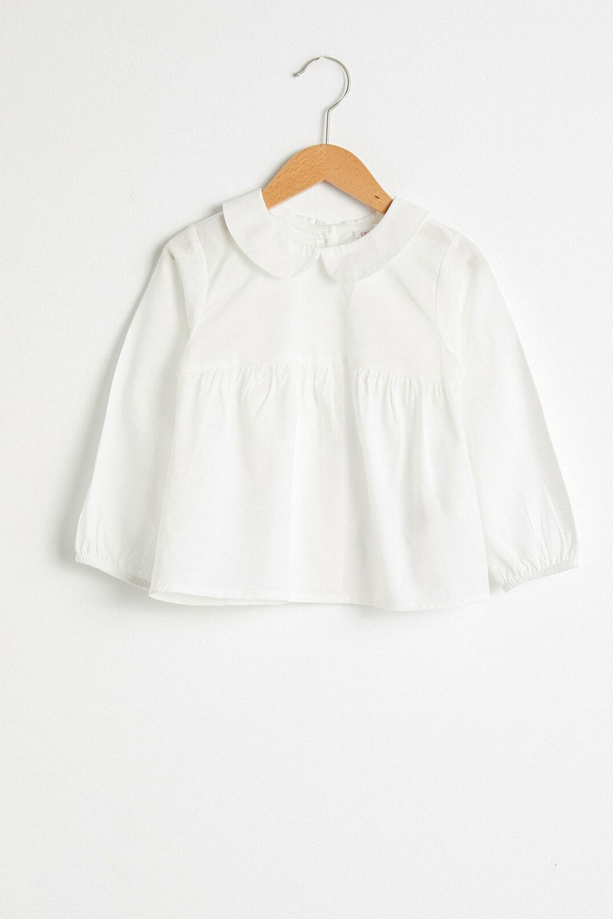 LC Waikiki Kız Bebek Optik Beyaz E5X T-Shirt