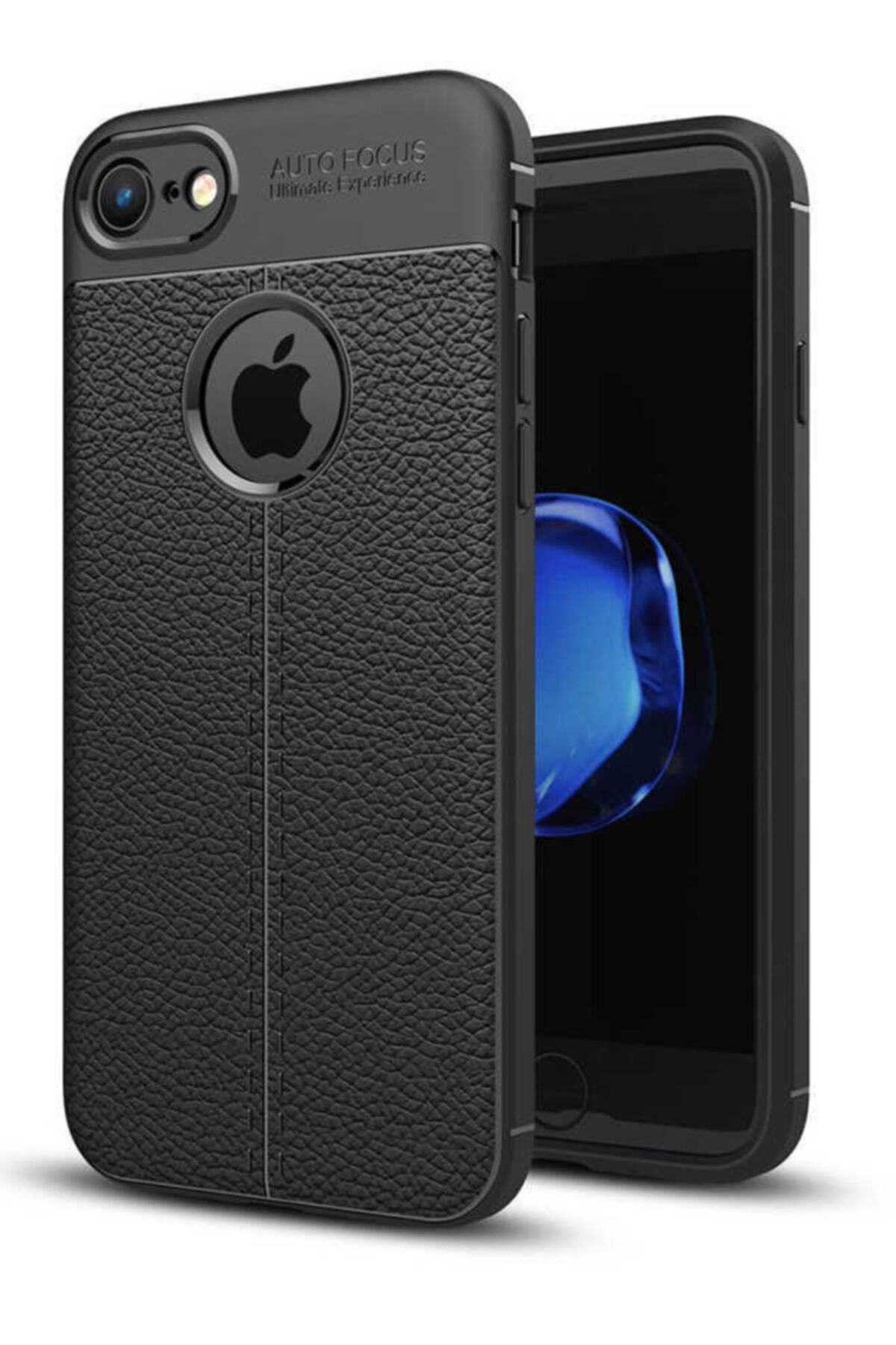 Apple Iphone 7 Kılıf Deri Görünümlü Ultra Ince Niss Model