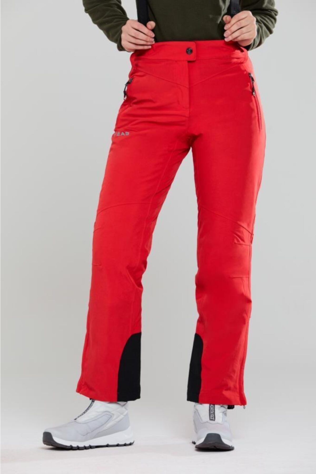 2AS Asama Kadın Kayak Pantolonu Kırmızı
