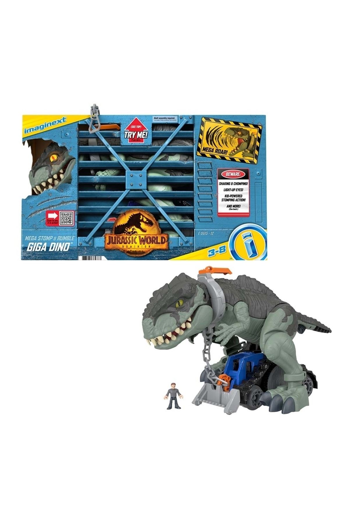 Imaginext Jurassic World Gürleyen Dev Dinozor Gwt22