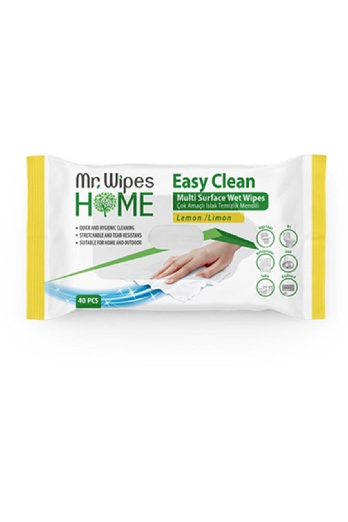 Farmasi 2 Adet Mr.wipes Easy Clean Temizleme Mendili Limon Kokulu 40 Adet