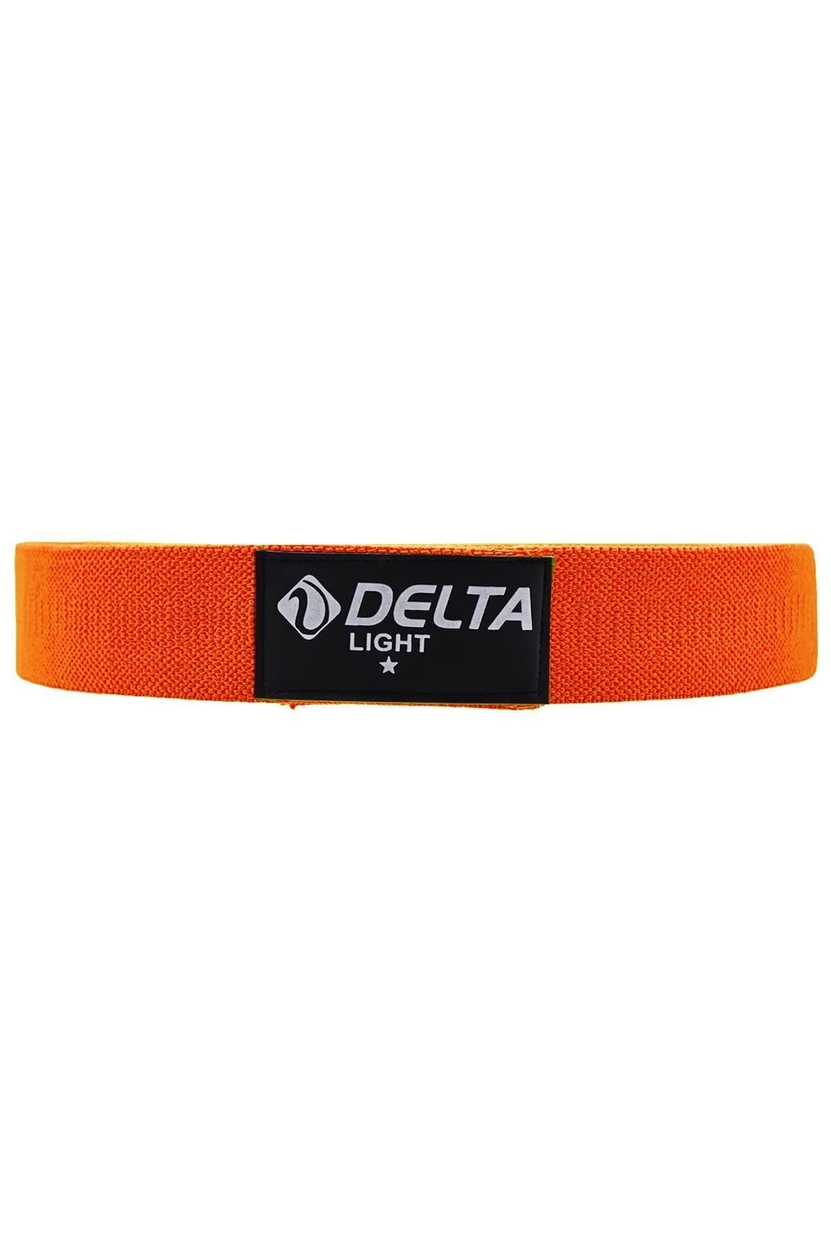 Delta Hafif Sert Squat Bant Pilates Fitness Kalça Egzersizi Direnç Bandı Lastiği (Uç Kısmı Kapalı)