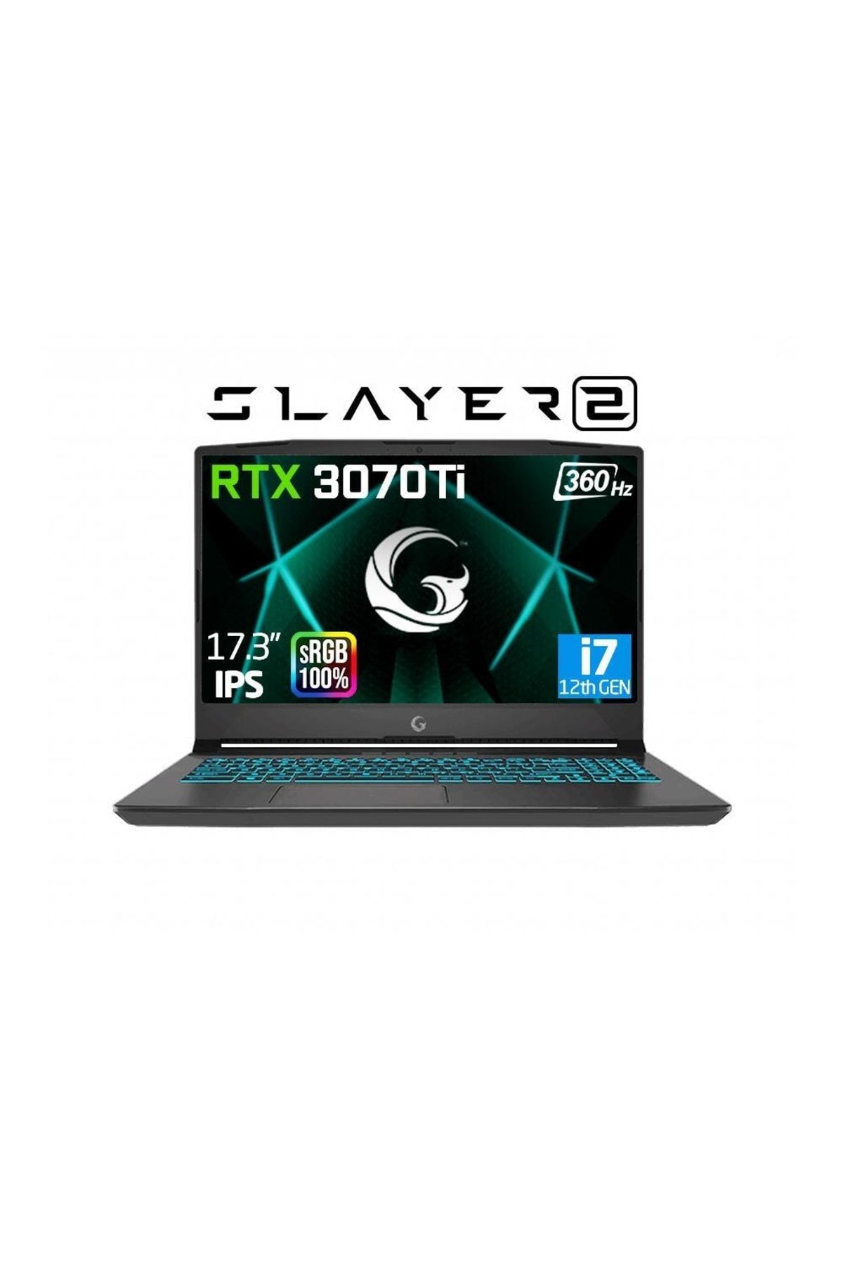 Game Garaj Slayer2 D5 10xl-3070ti C4 I7-12700h 64gb 1tb Ssd Rtx 3070tı 17.3" Free Dos