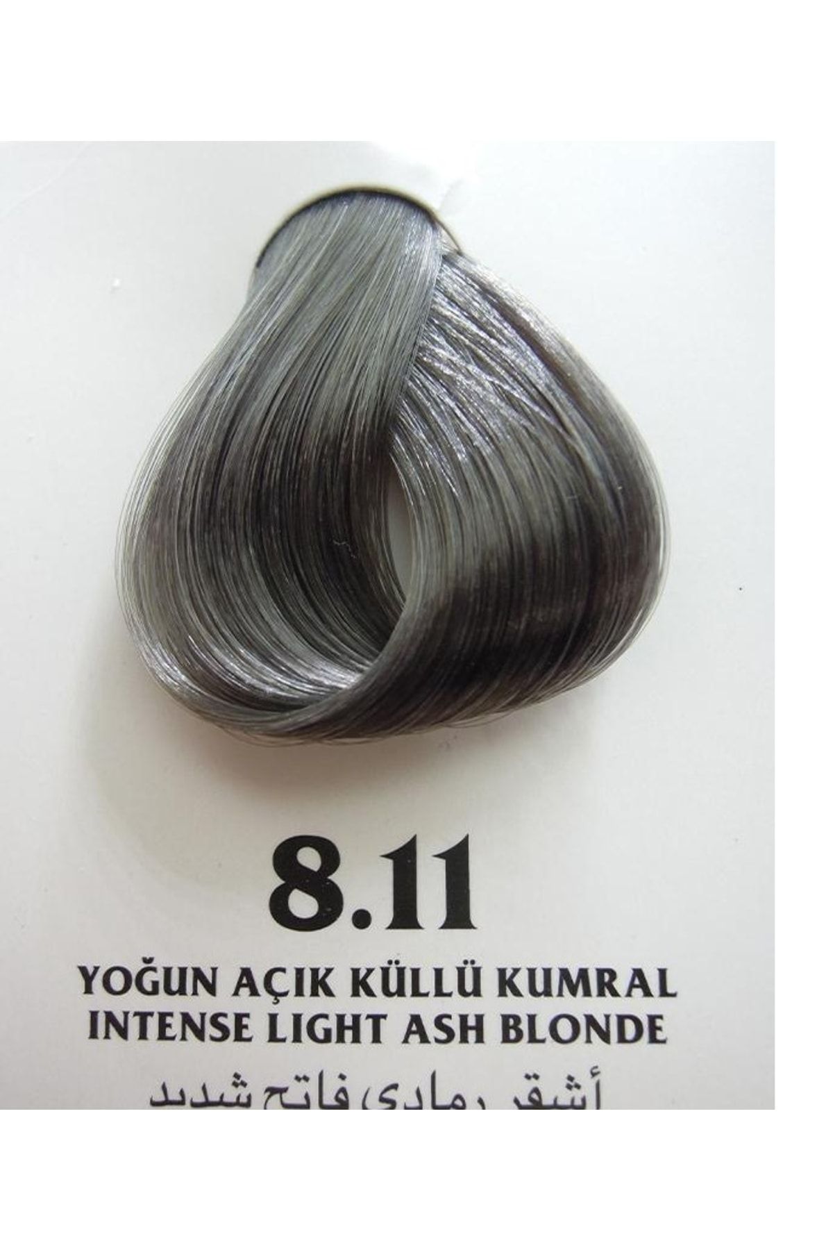 Clemency Farmavita Saç Boyası Yoğun Açık Küllü Kumral 8.11 60gr.