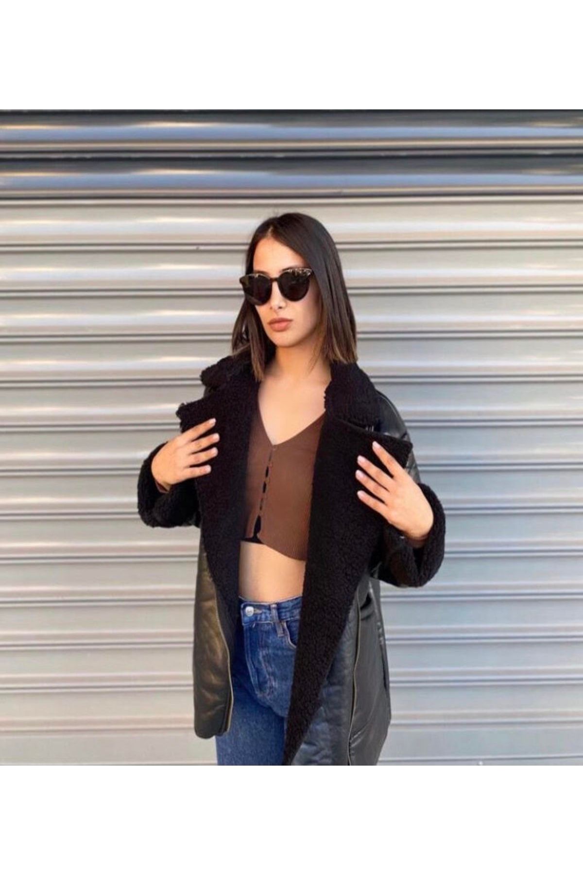 Styleistanbul Style Istanbul Deri Içi Kürklü Mont