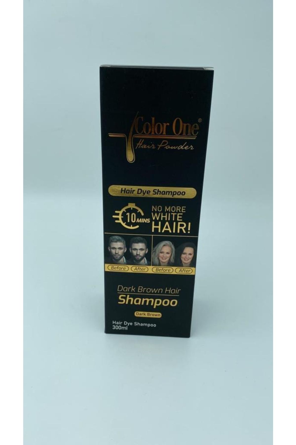 Color One Dark Brown Hair Shampoo 300 Ml Koyu Kahverengi Saçlar Için Beyaz Kapatıcı Şampuan