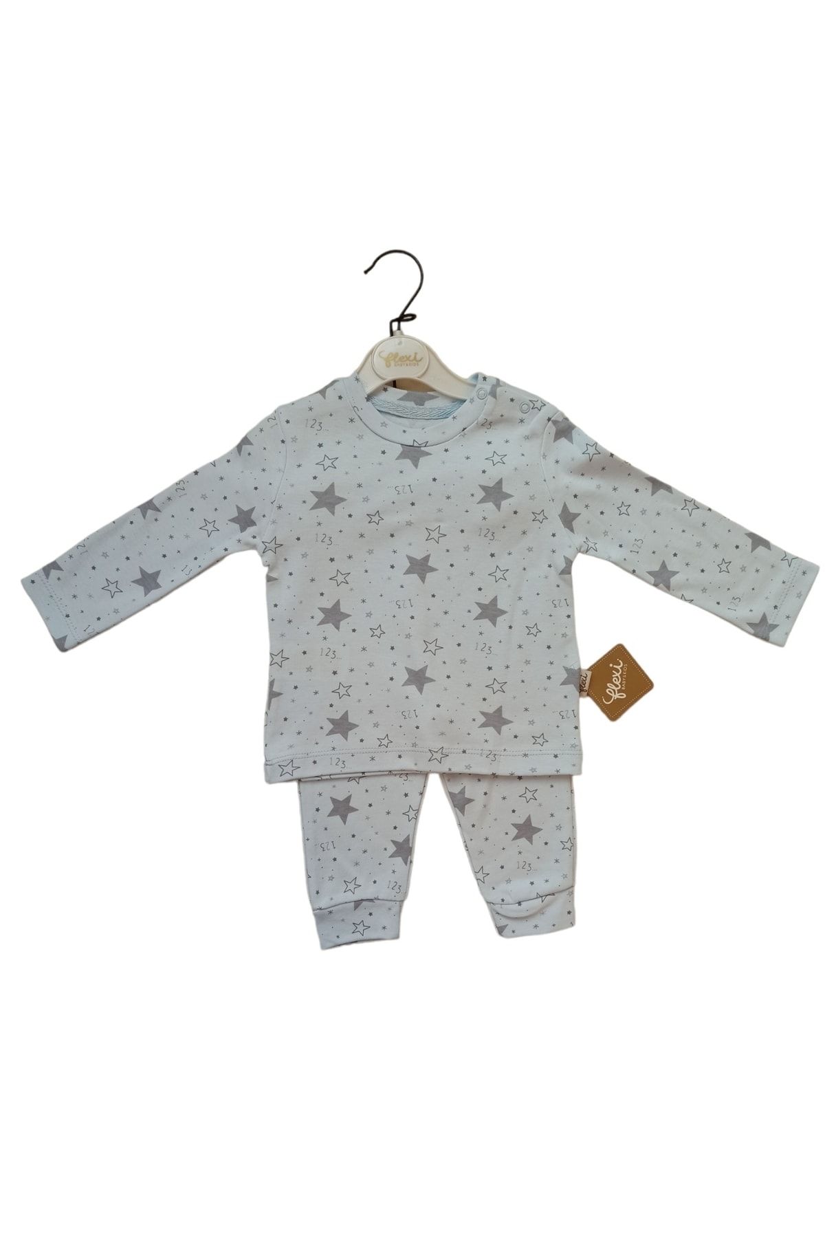 Flexi Yıldız Unisex Bebek Pijama Takımı