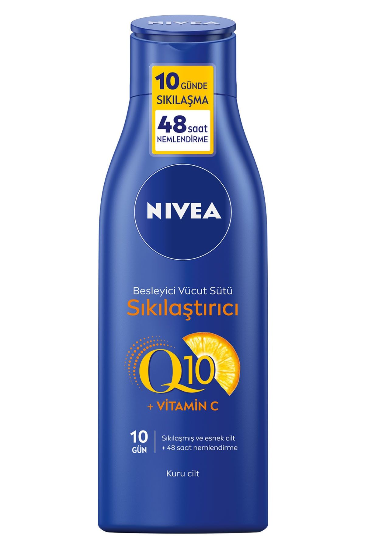 NIVEA Sıkılaştırıcı Vücut Sütü Q10 C Vitamini 250ml,10 Günde Sıkılaştırır,kuru Cilt 4005900790378