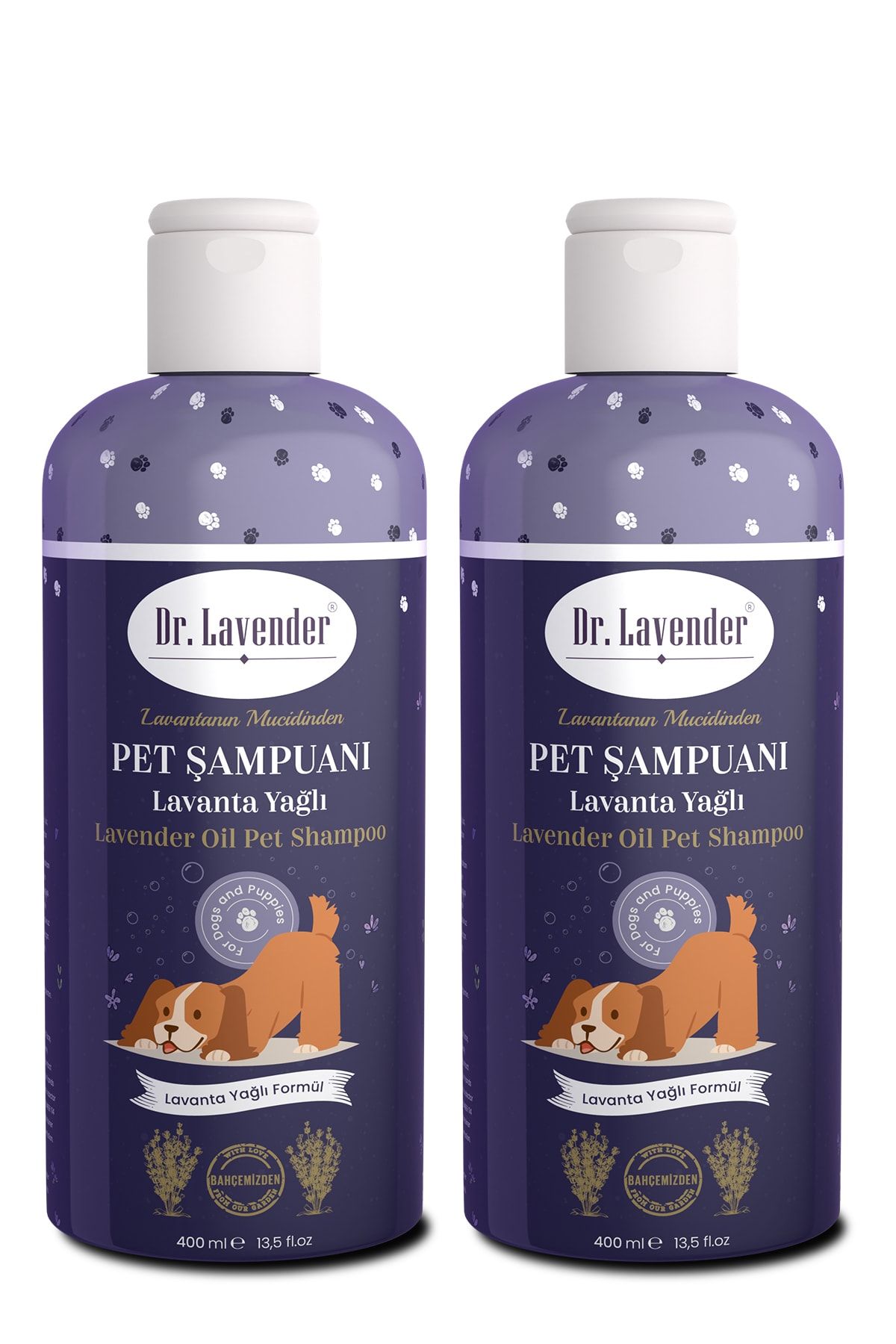 Gallipoli Lavender Lavanta Yağlı Köpek Şampuanı 400 Ml Antiseptik Pet Şampuan 2 Adet