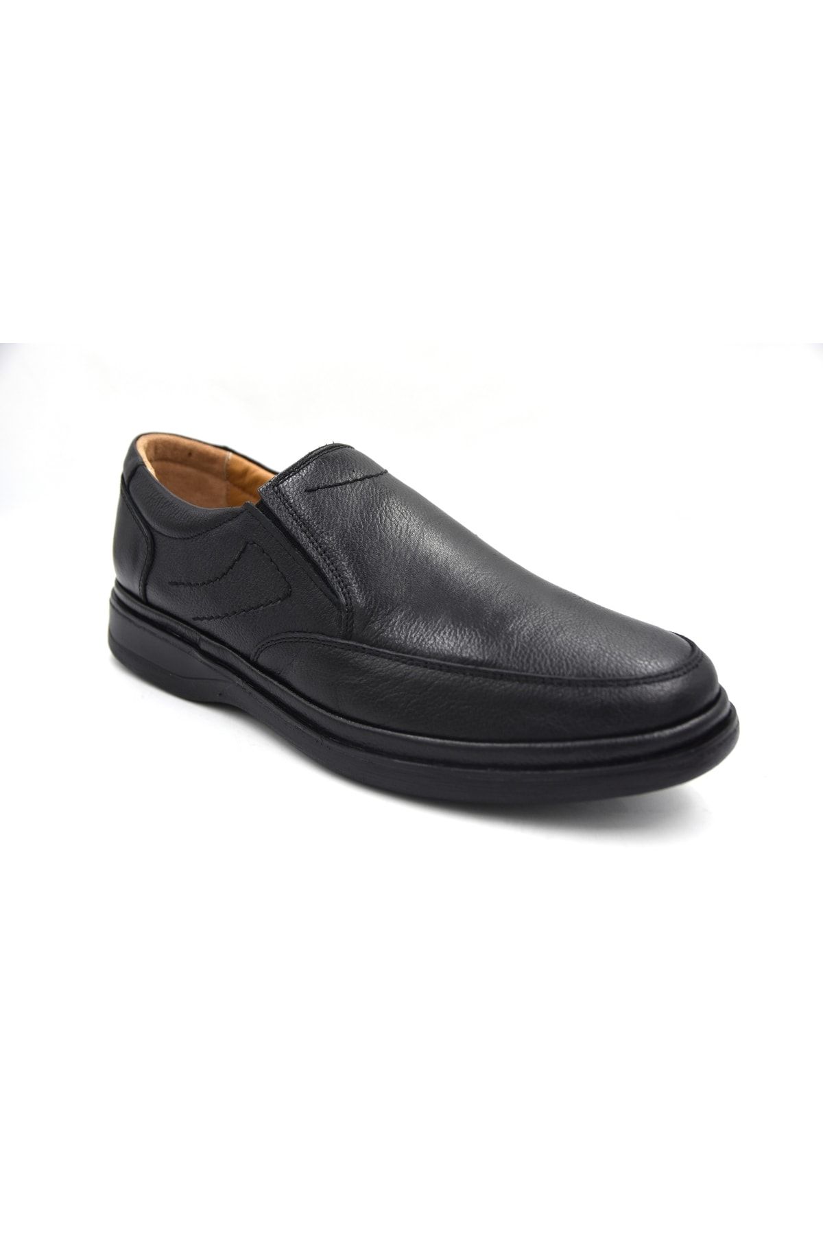 Prego Hakiki Deri Poli Taban Topuk Dikeni Destekli Bağcıklı Erkek Günlük Confort Ayakkabı