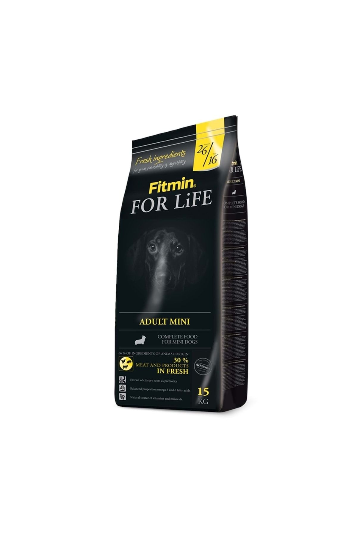 Fitmin For Life %30 Taze Tavuk Etli Ufak Irk Yetişkin Köpek Maması 15 Kg