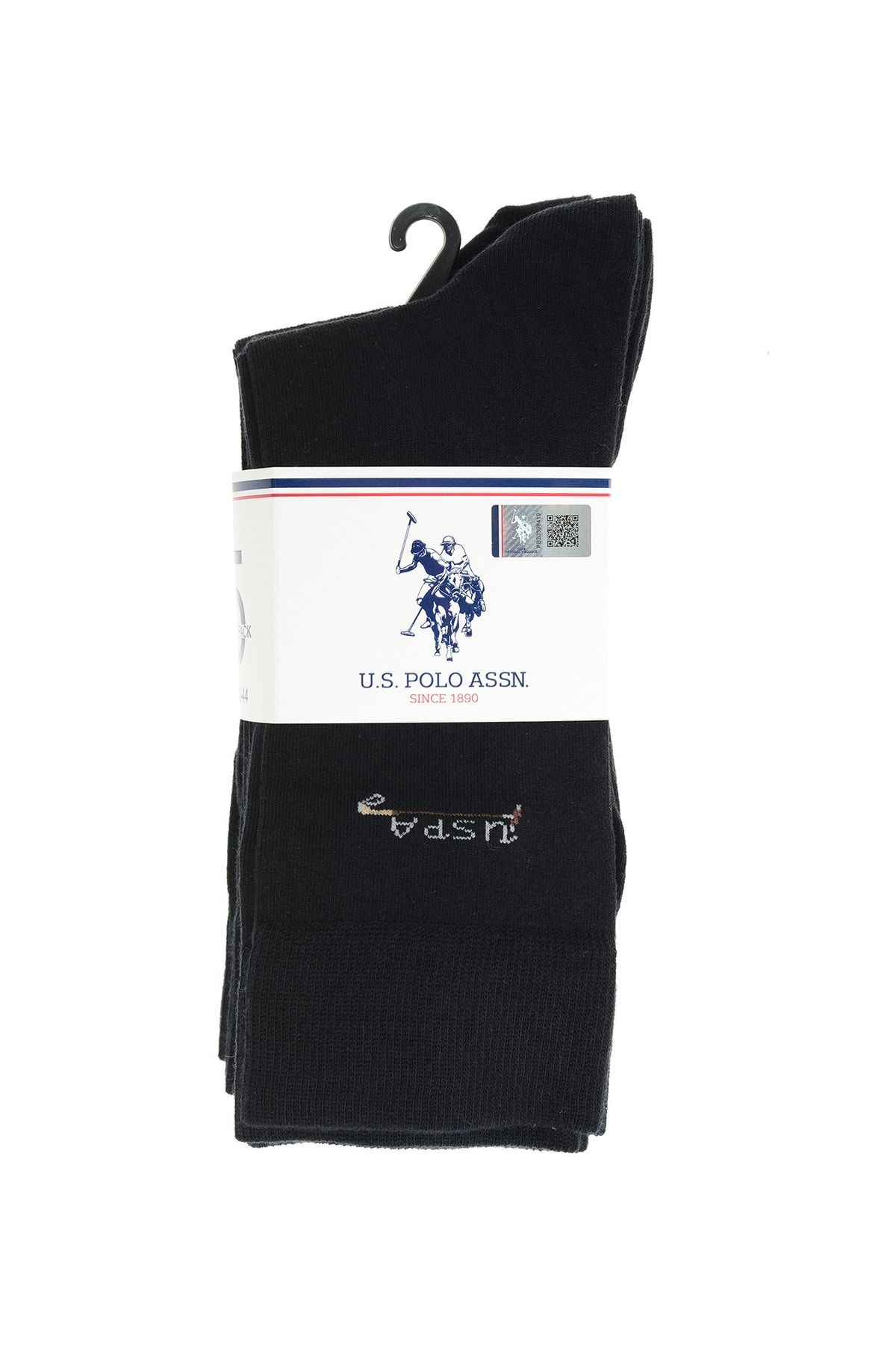 U.S. Polo Assn. Siyah Erkek Çorap Galı-sk22.vr046