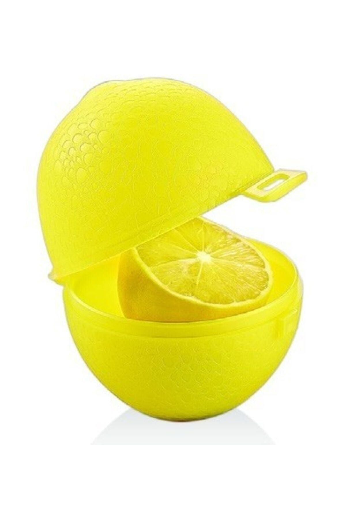 Lüx Plastik Limon Saklama Kabı Limon Saklama Kutusu Plastik Meyve Saklama Kabı Ev Gereçleri Fma003958