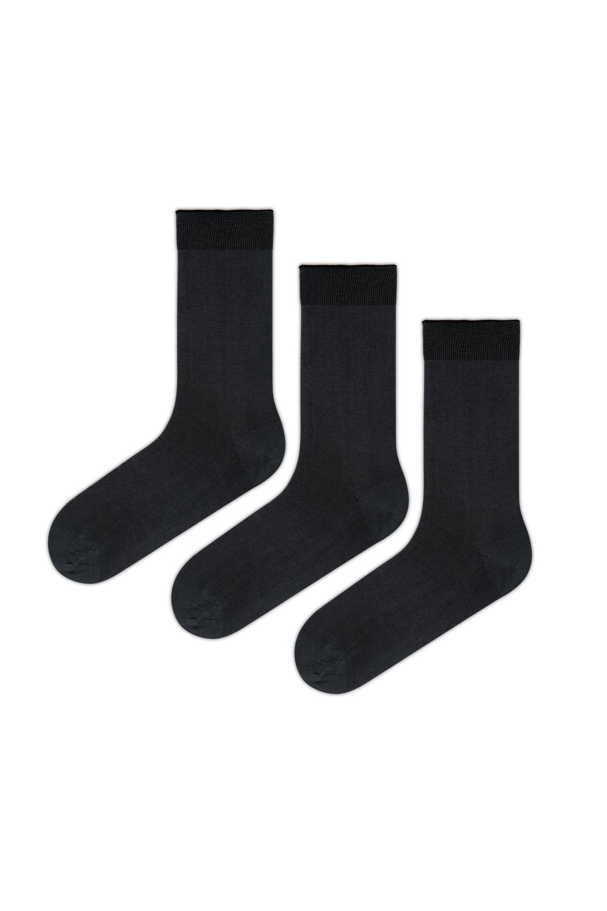 kingspearl 3'lü Likralı Compact Erkek Çorabı