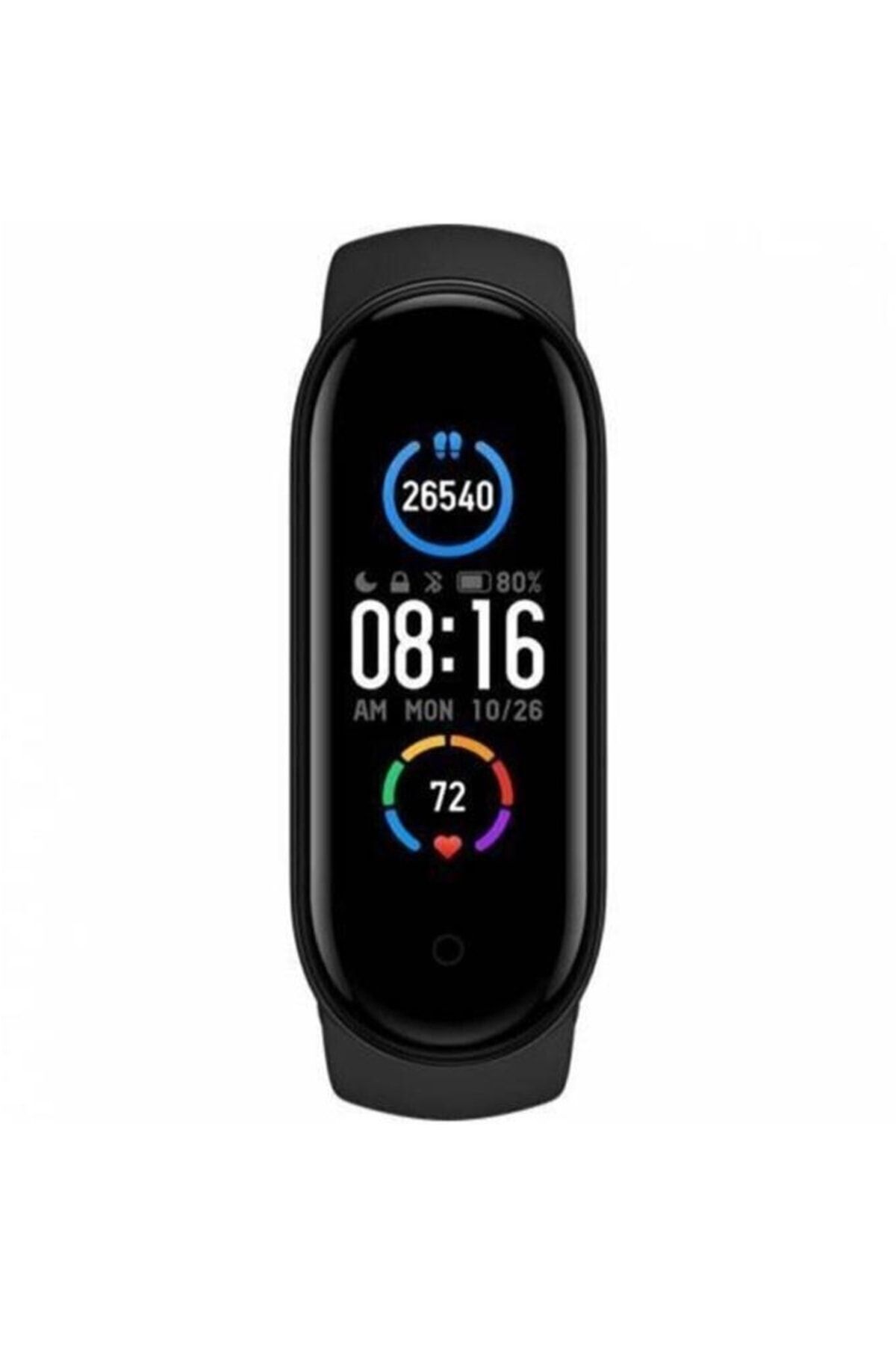 Torima M5 Smart Watch Band Akıllı Bileklik Spor Modlu Full Fonksiyon Siyah