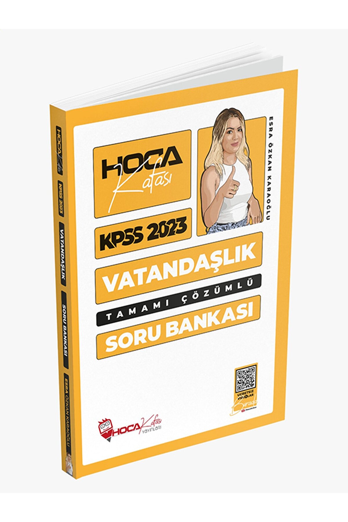 hoca kafası yayınları 2024 Kpss Vatandaşlık Soru Bankası - Esra Özkan Karaoğlu -