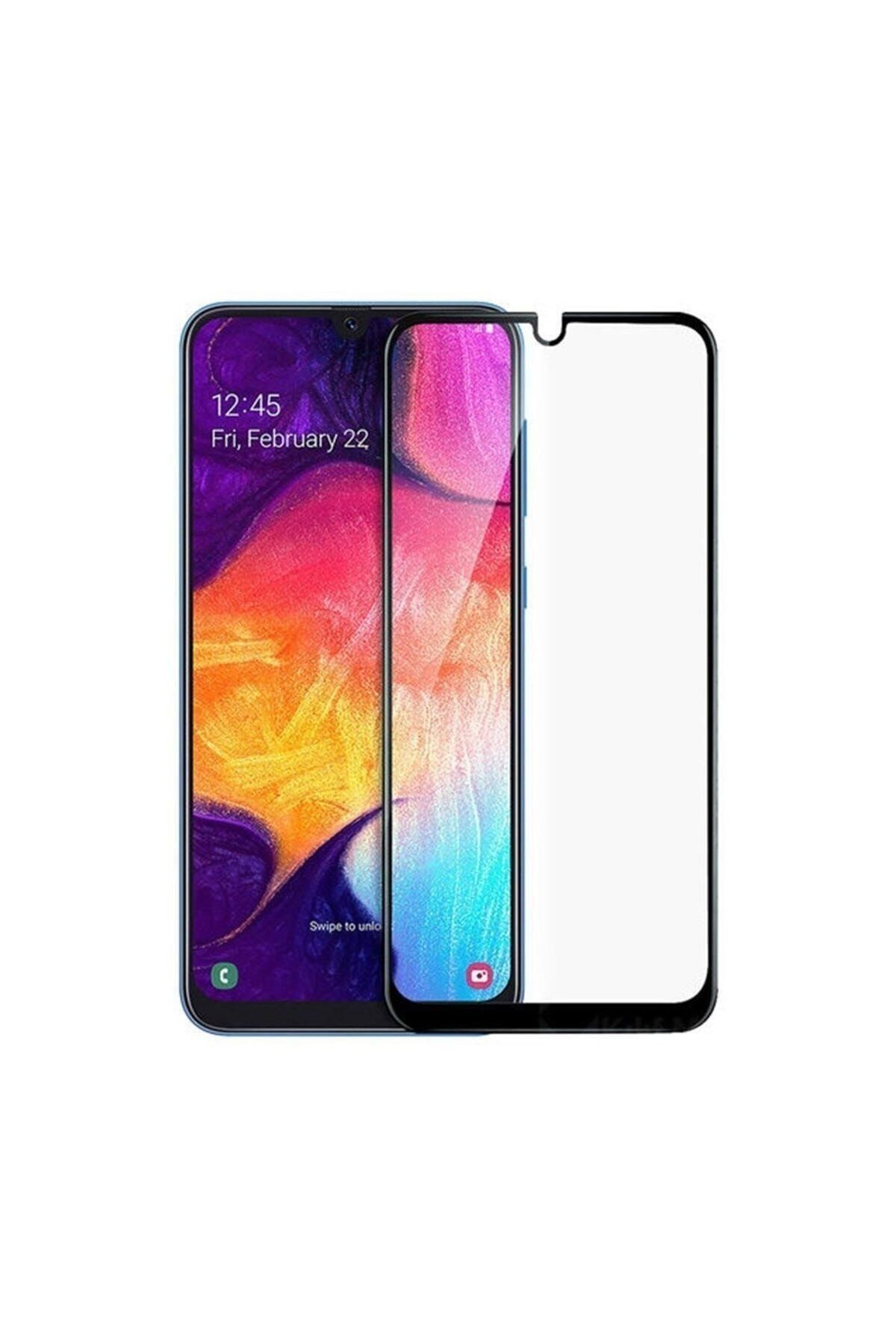 Telefon Aksesuarları Galaxy A50 Kavisli Tam Kaplayan Ekran Koruyucu