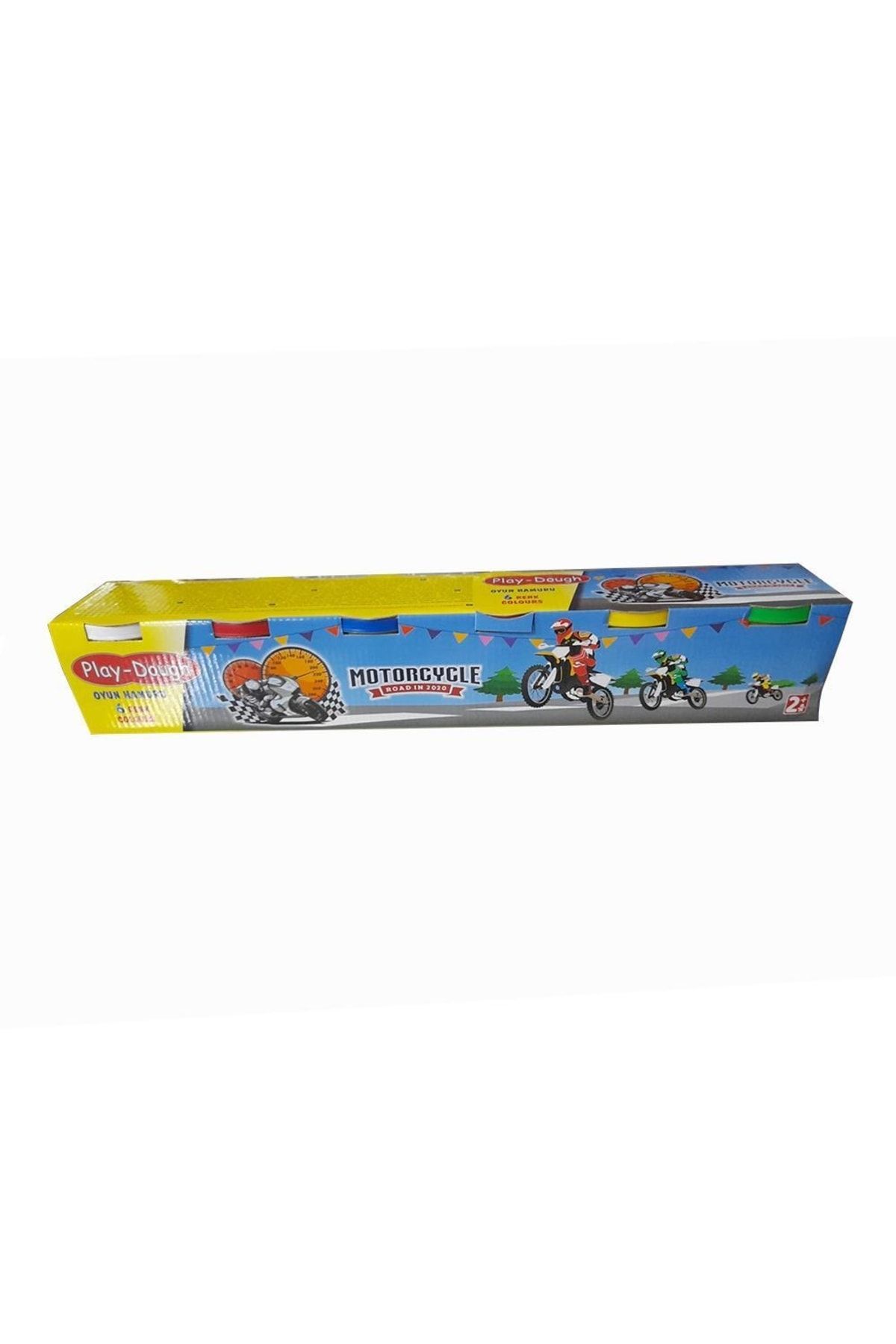 Eren Oyun Hamuru 6 Lı Play-dough Motorcycle 1 Paket Oyun Hamuru Seti 6 Renk