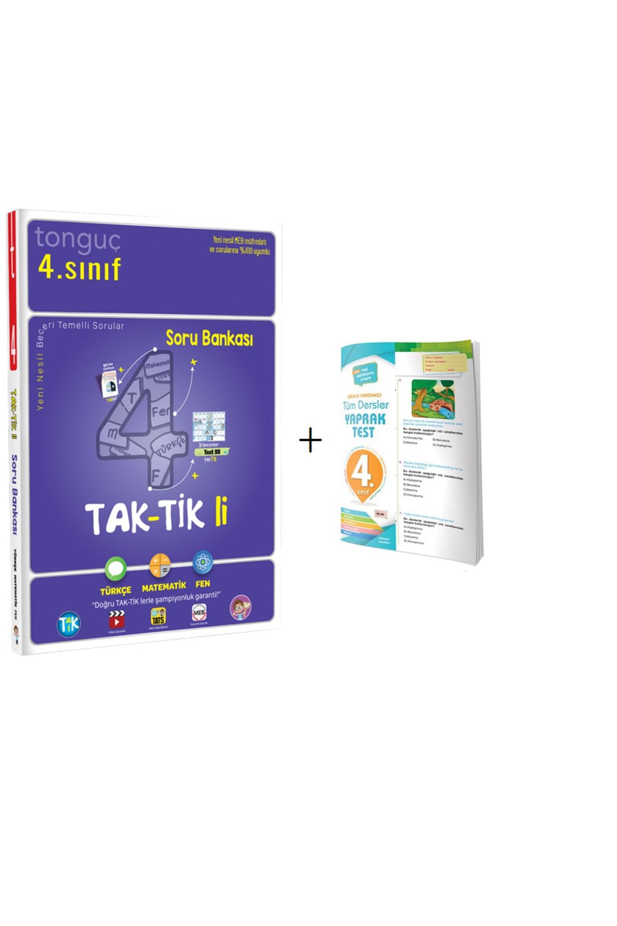 Tonguç Yayınları 4. Sınıf Tüm Dersler Taktikli Soru Bankası + 4.sınıf Tüm Dersler Yaprak Test