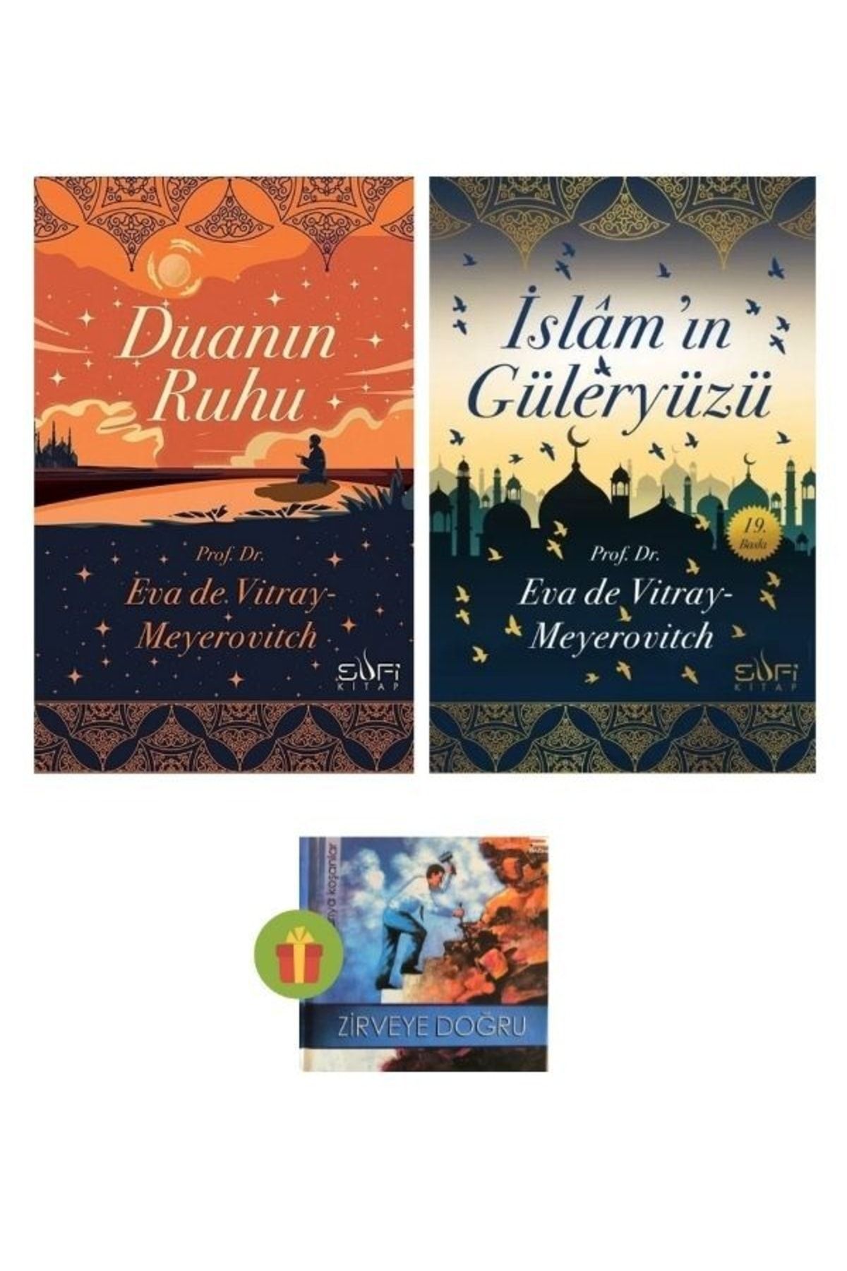 Sufi Kitap Hediyeli 2 Kitap Tasavvuf Seti Sufi / Islam'ın Güleryüzü - Duanın Ruhu Eva De Vitray Meyerovitch