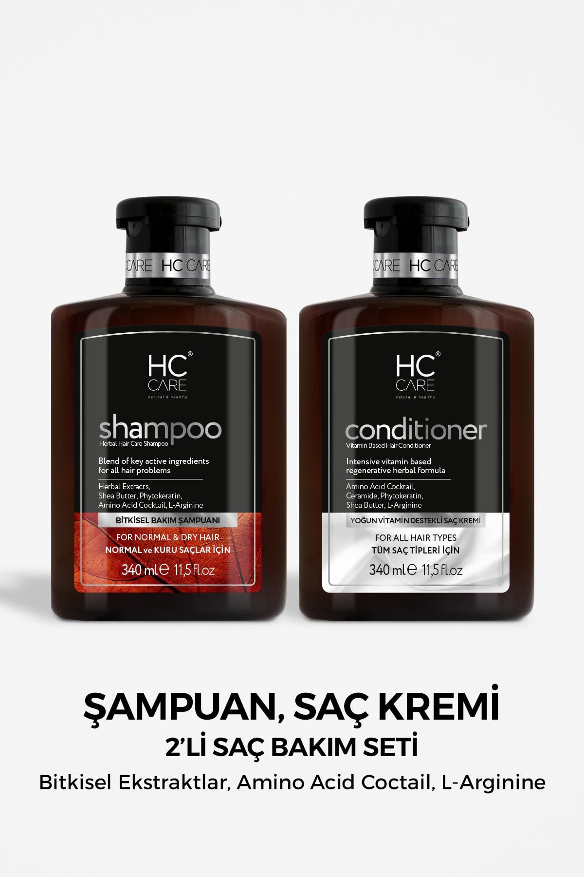 HC Care Hc Şampuan, Saç Kremi 2'li Set