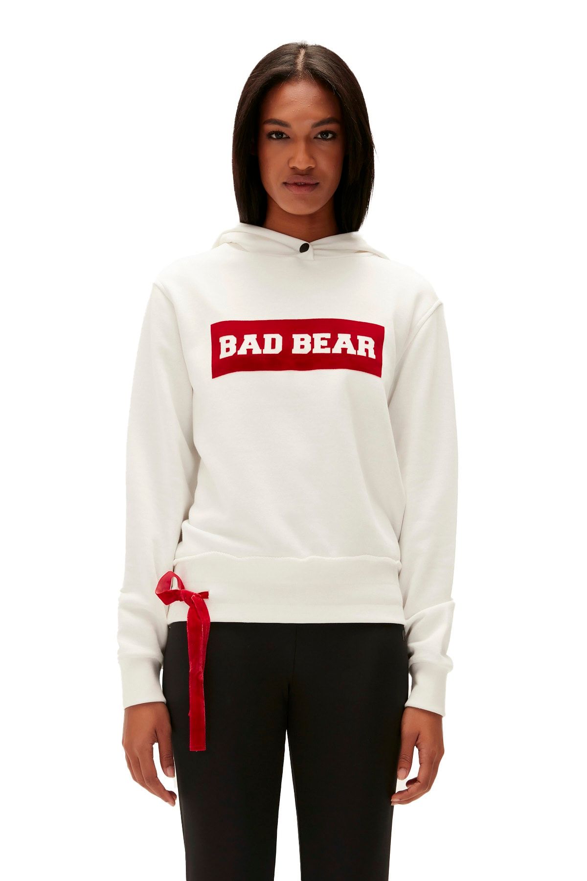 Bad Bear Flog Kadın Kapüşonlu Sweatshirt- 22.04.12.007